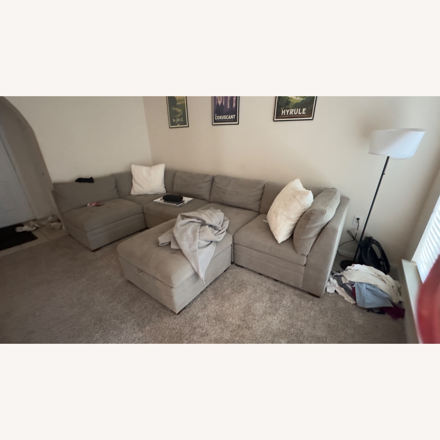 Beige Sectional Sofa - image-2