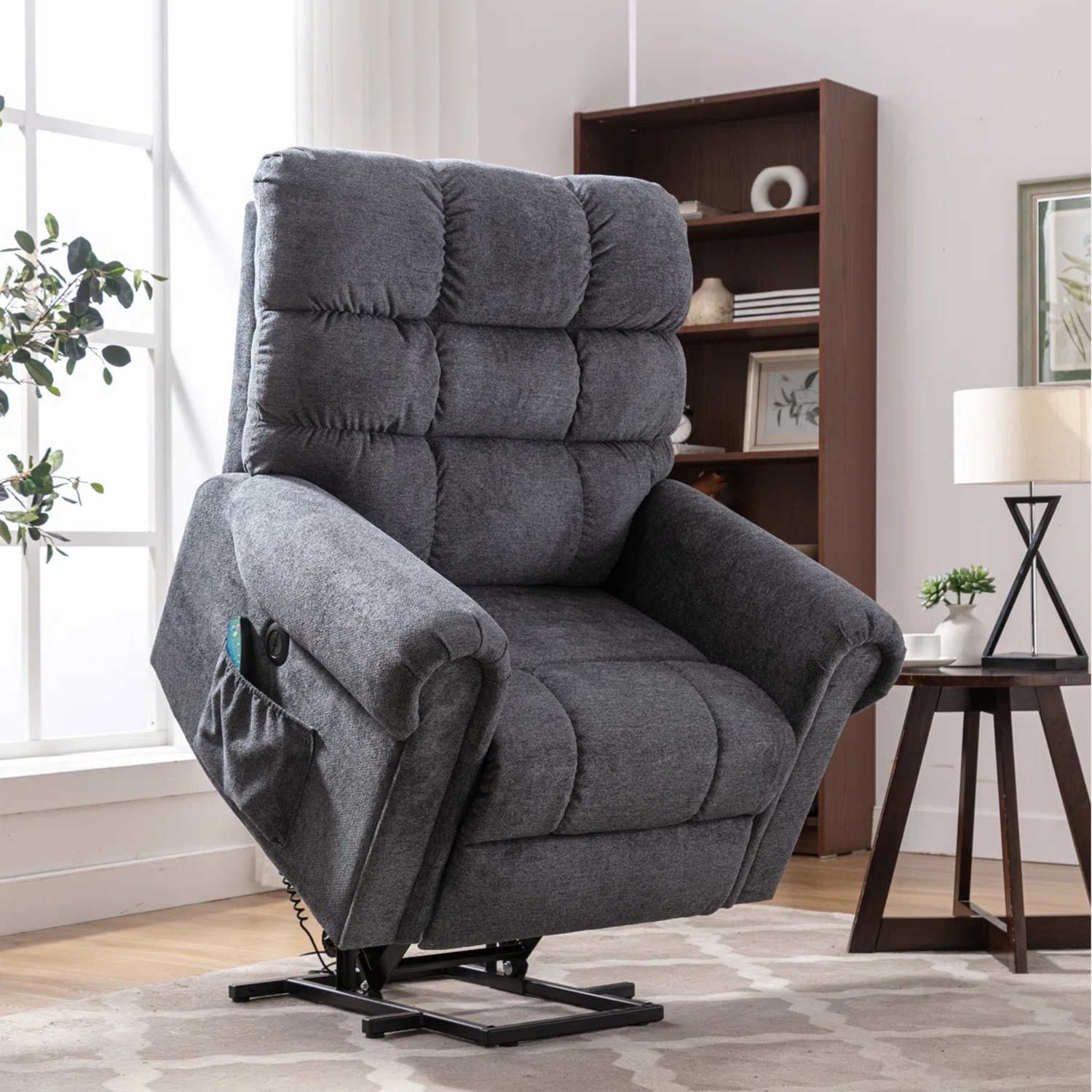 Dark Brown Recliner Chair - image-4