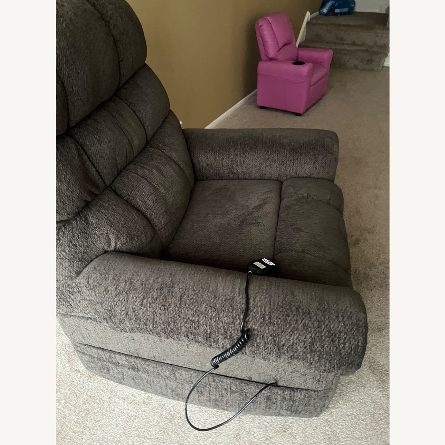 Dark Brown Recliner Chair - image-3