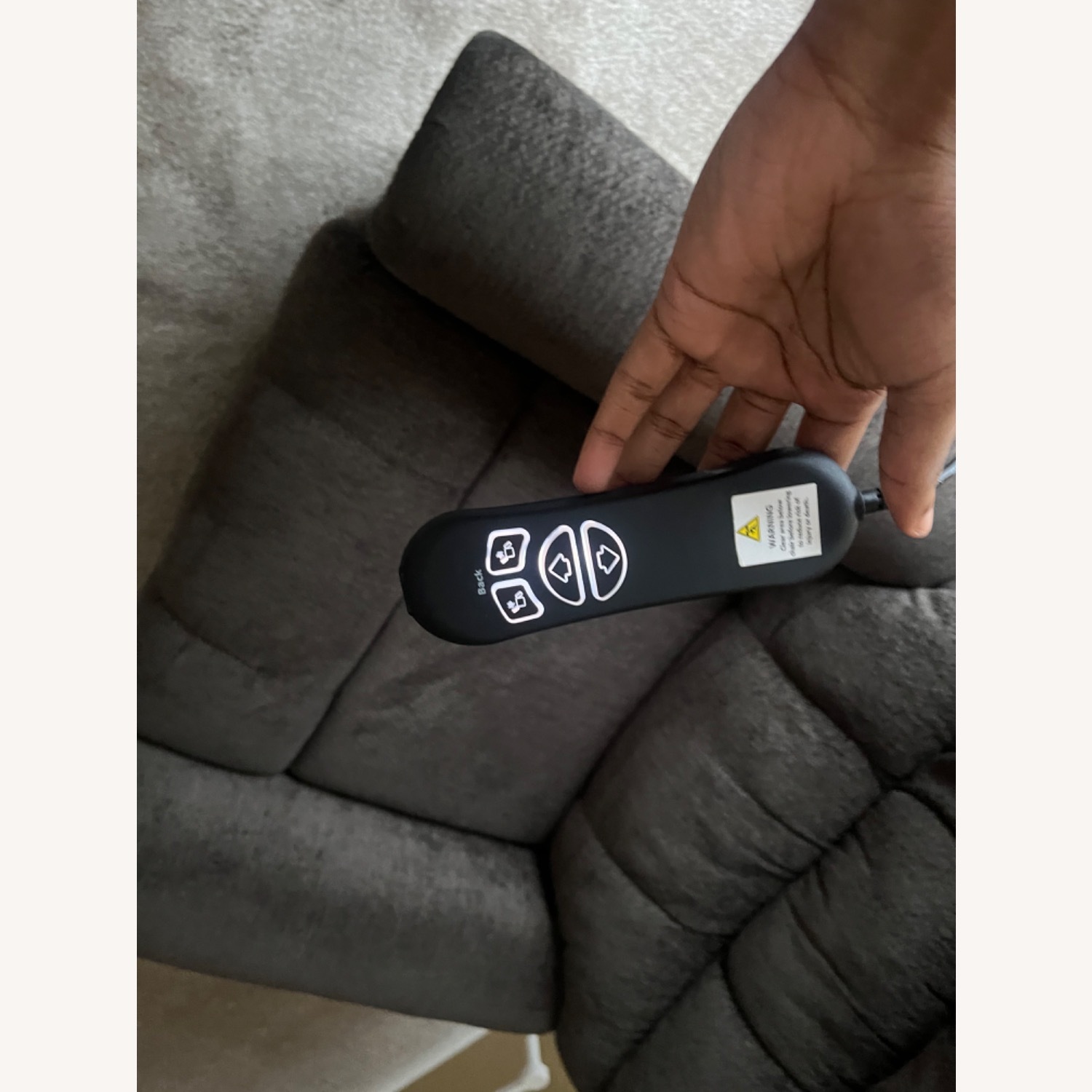 Dark Brown Recliner Chair - image-2