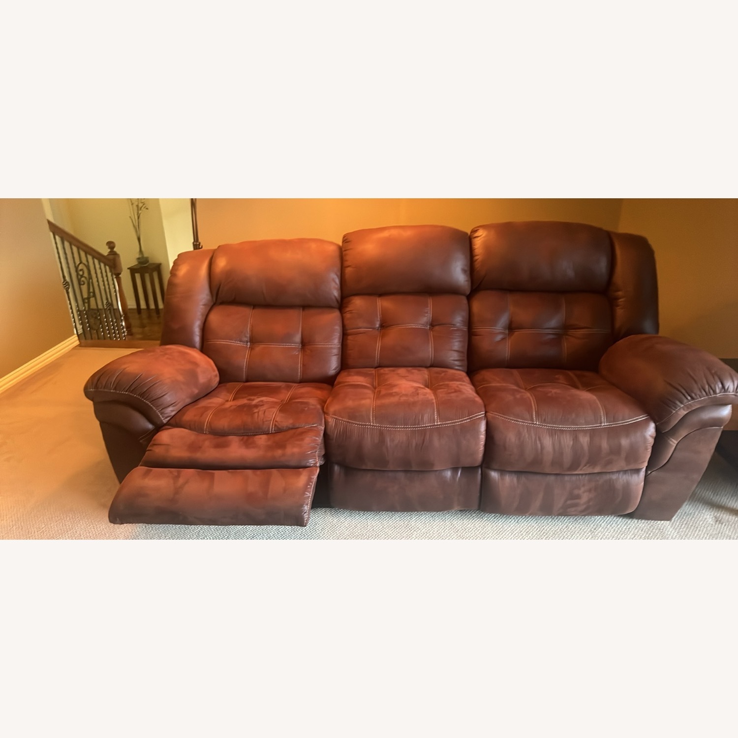 3 Seater Manual Recliner Sofa - image-1