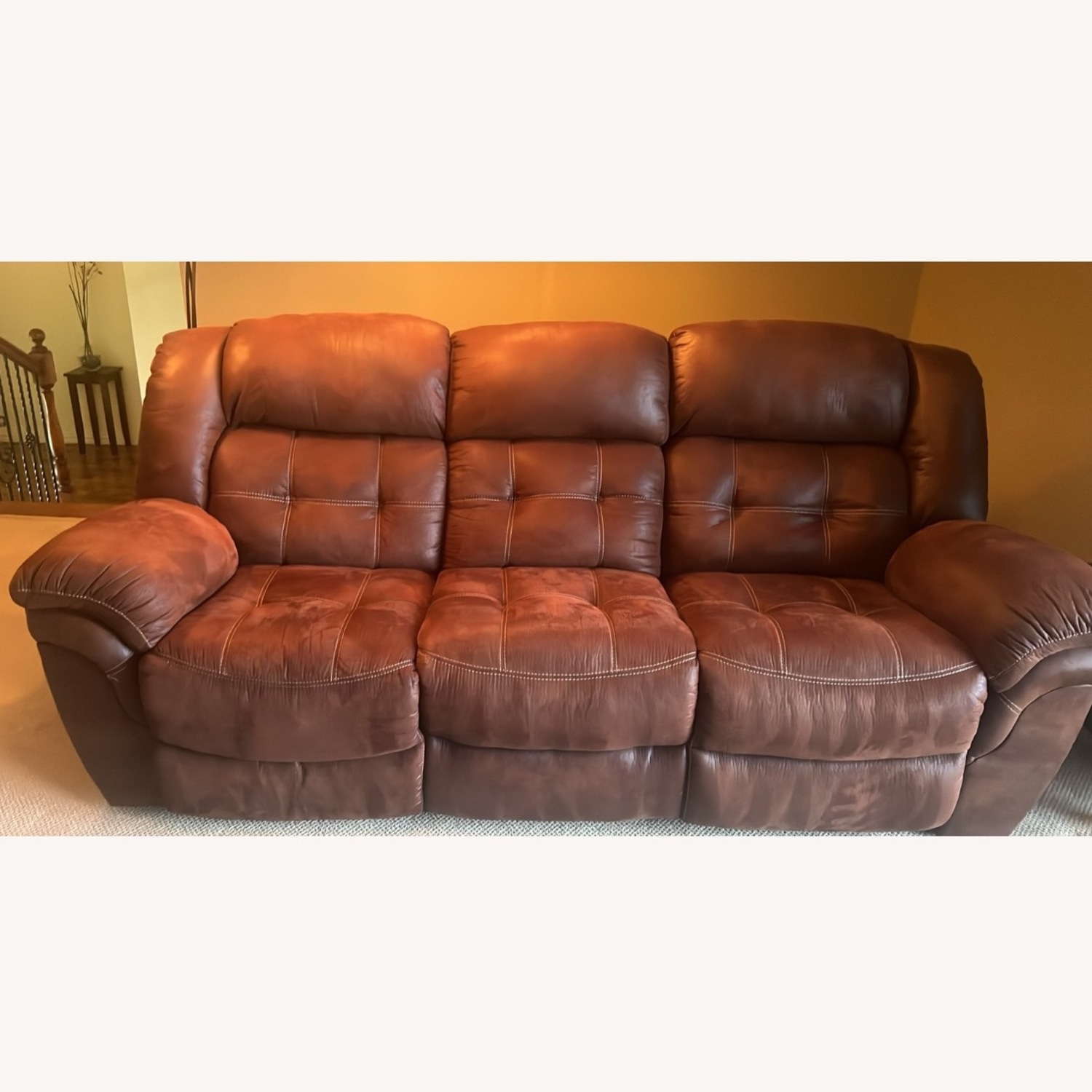 3 Seater Manual Recliner Sofa - image-4