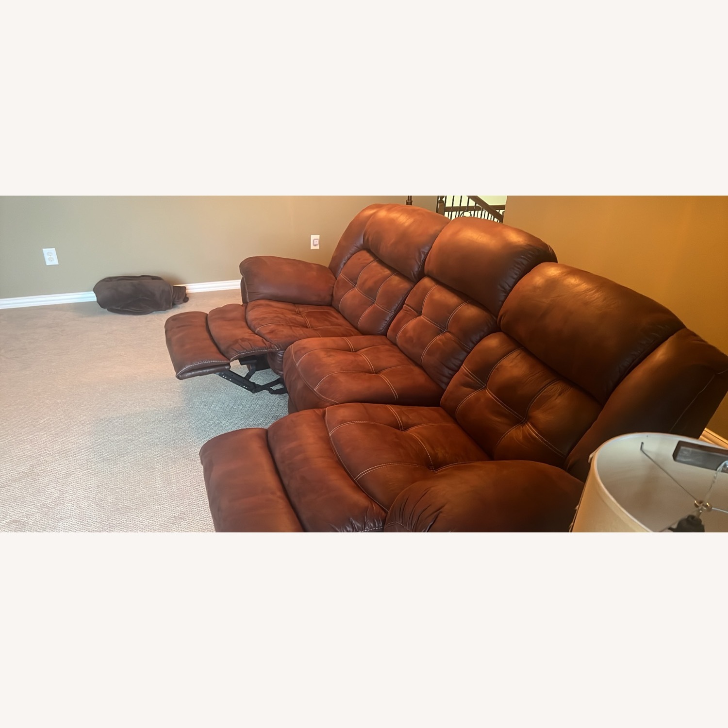 3 Seater Manual Recliner Sofa - image-2