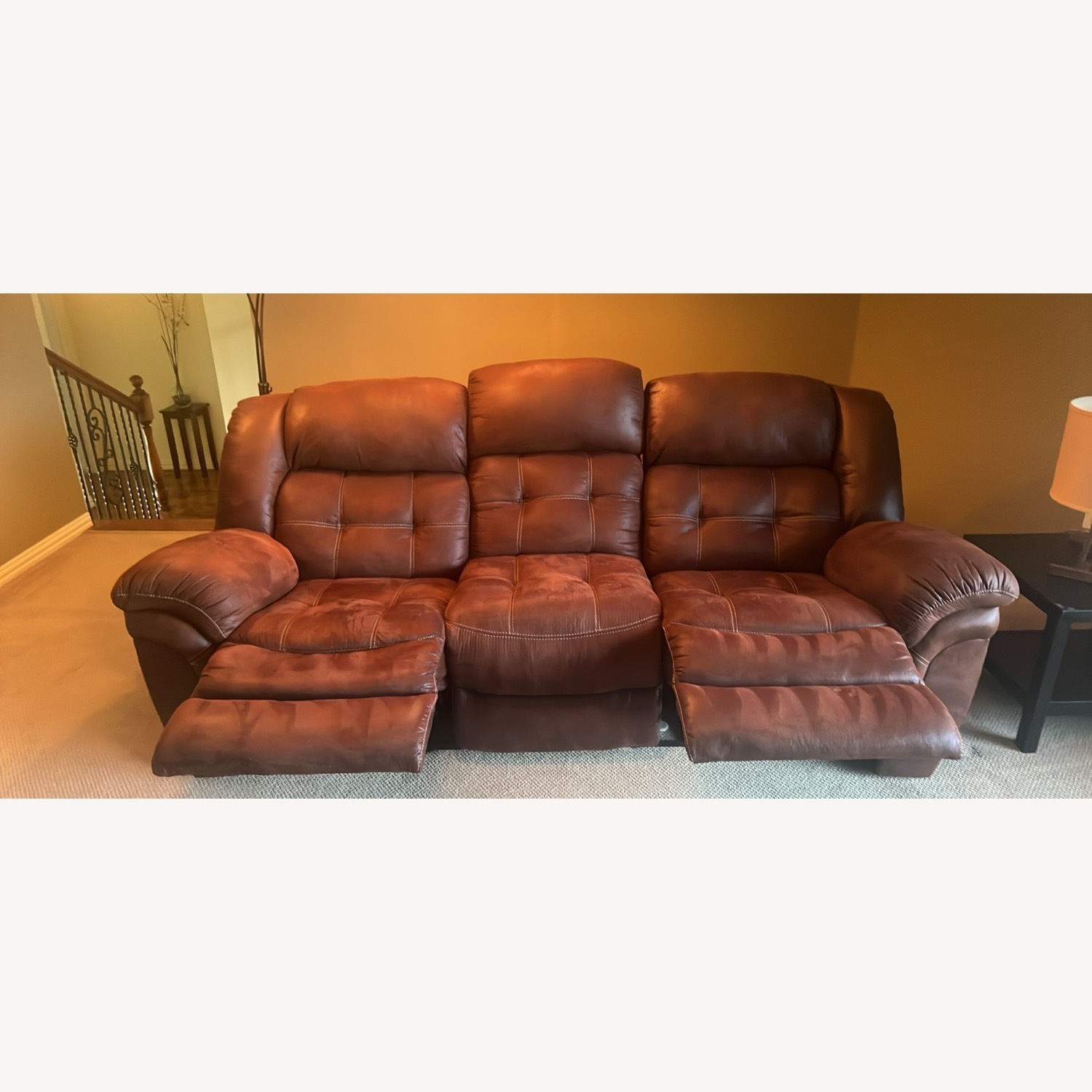 3 Seater Manual Recliner Sofa - image-3
