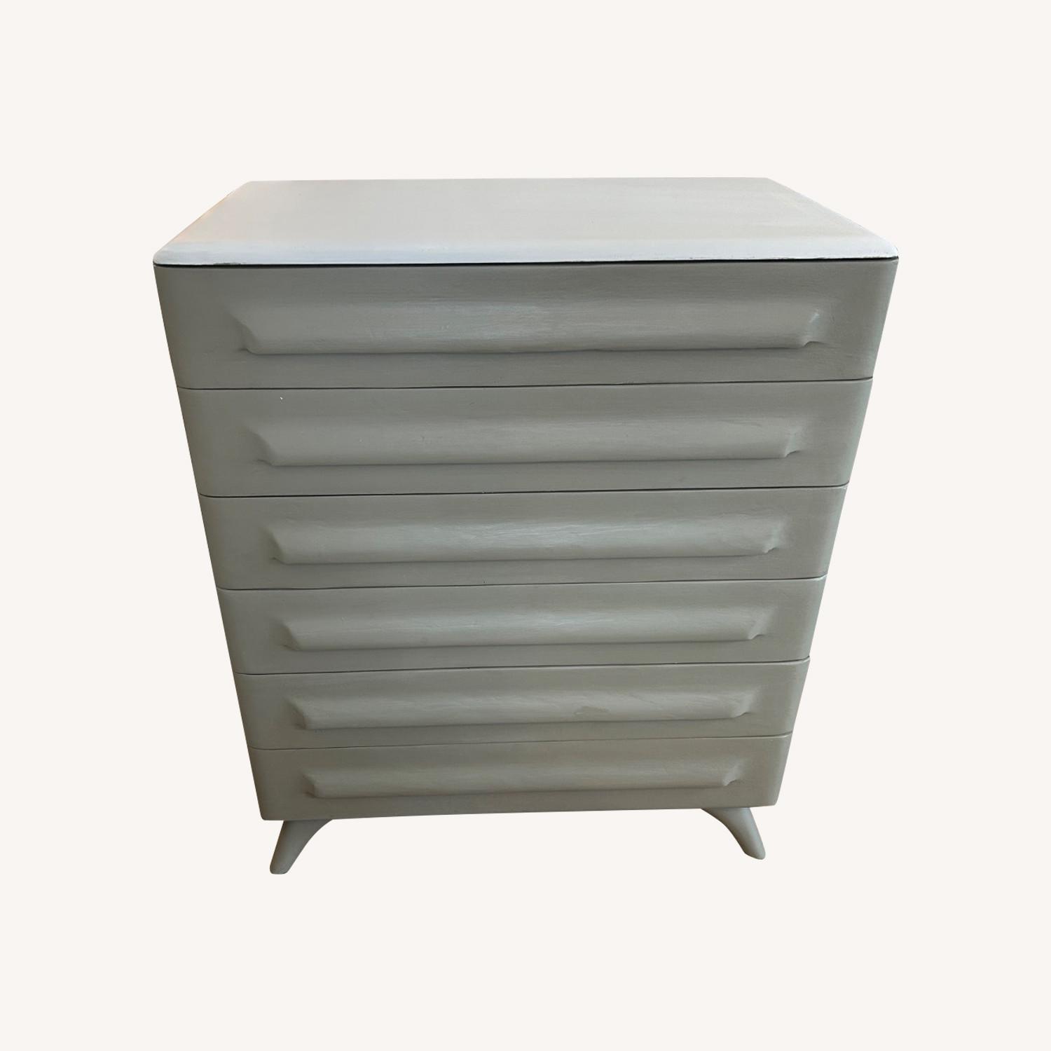 Sculptured Pine High Dresser - image-0