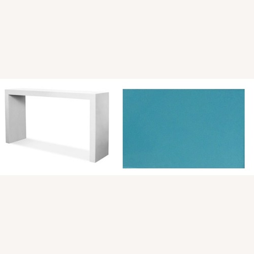 Used Custom Teal Lacquer Console for sale on AptDeco