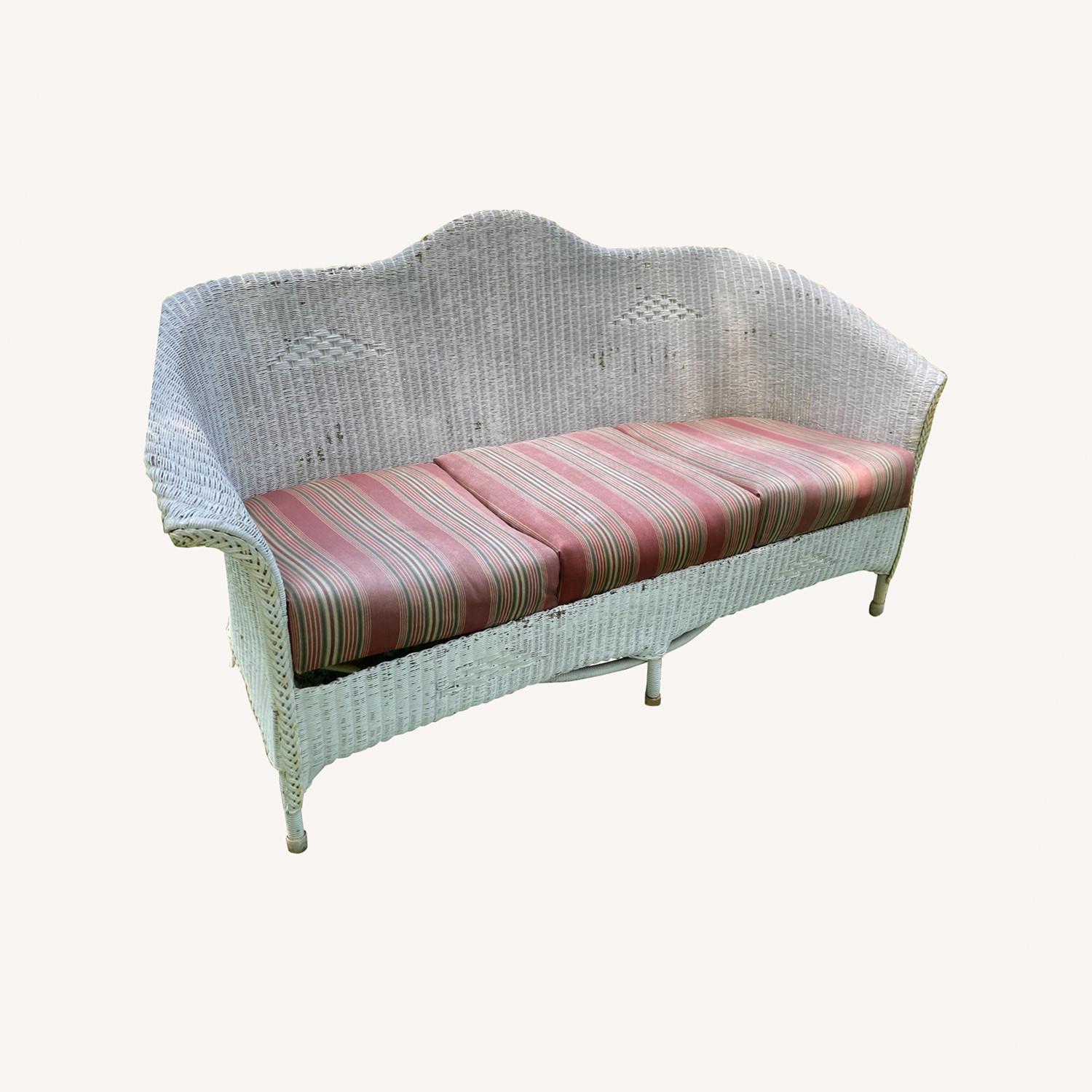 Vintage Antique Wicker Set - image-0