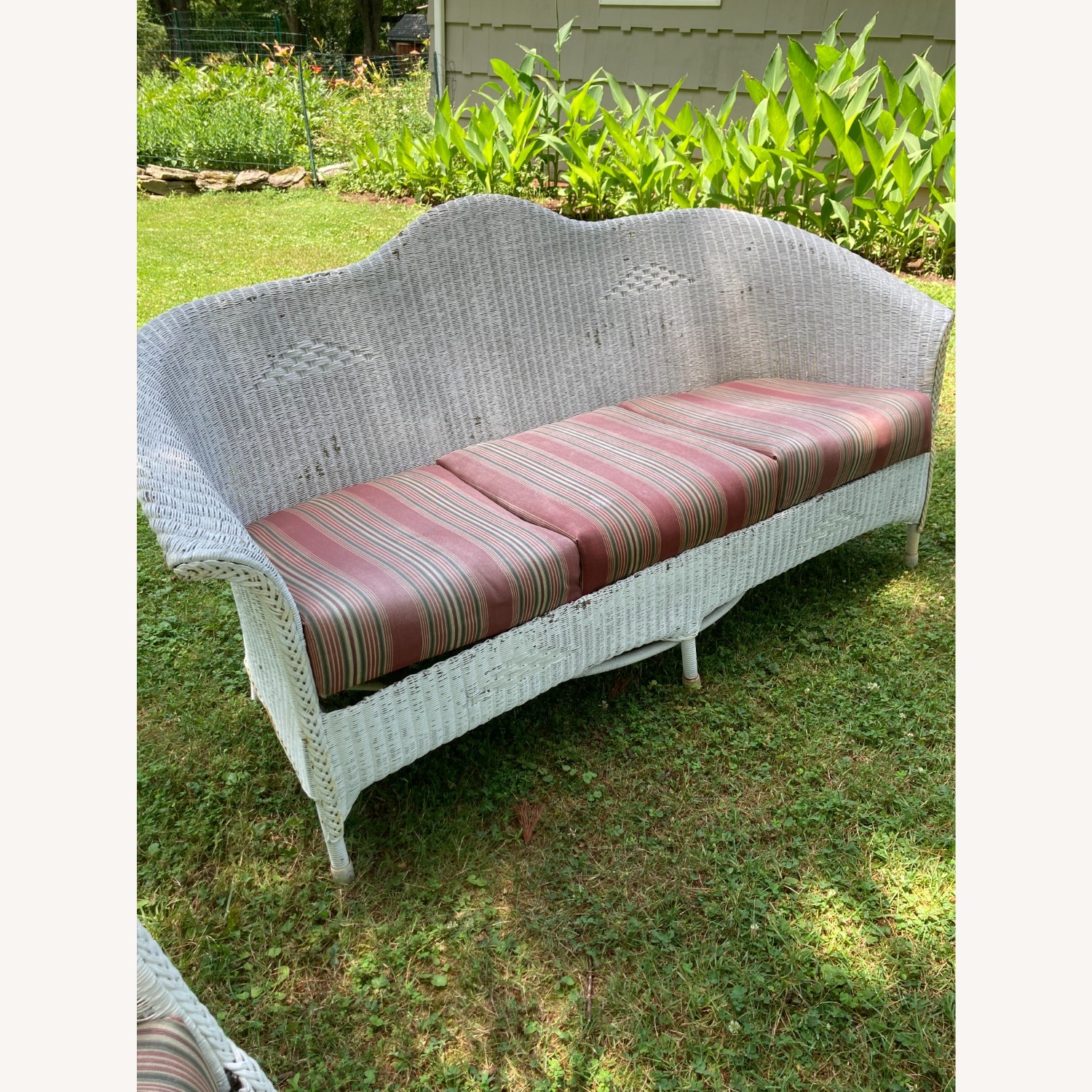 Vintage Antique Wicker Set - image-1