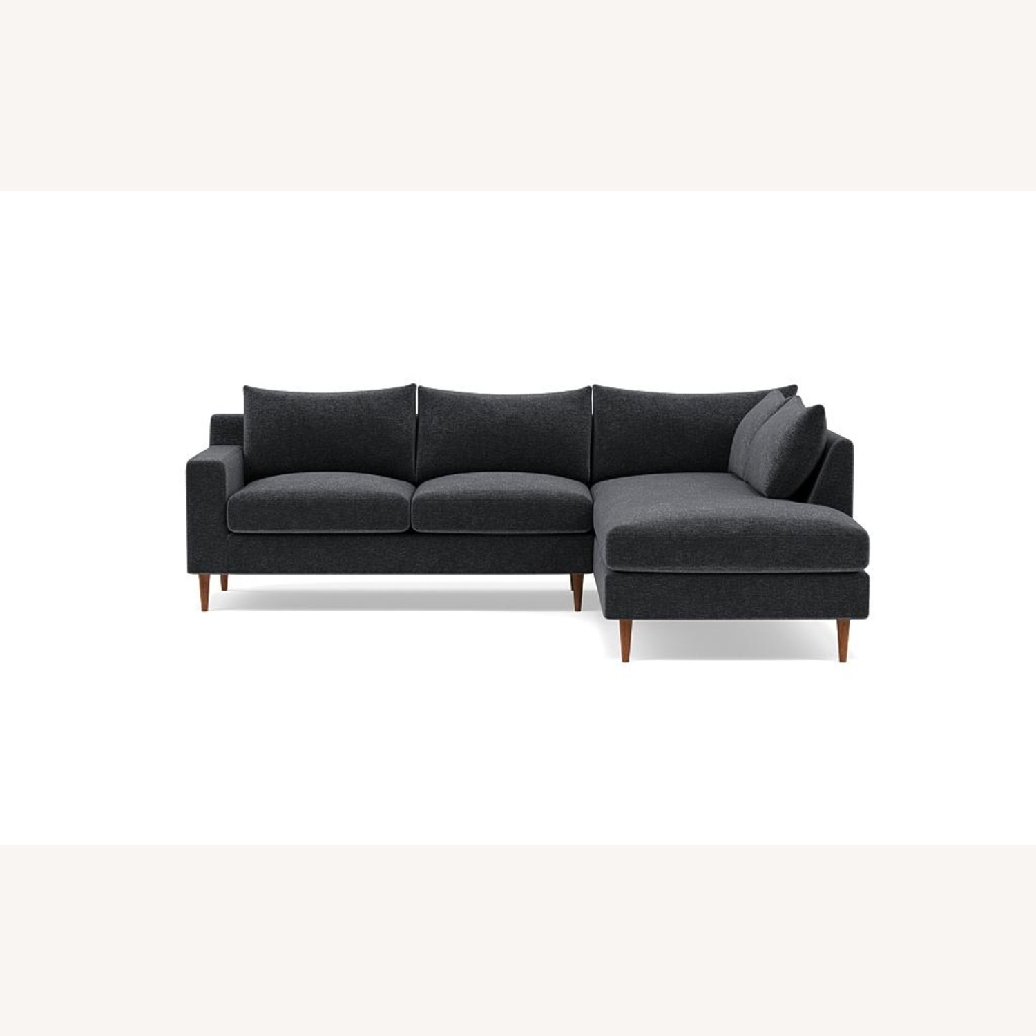 Interior Define Sloan Dark Blue Sectional - image-5
