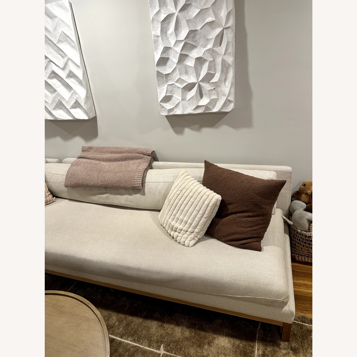 Interior Define Jasper Corner Sectional Sofa β Oat - image-4