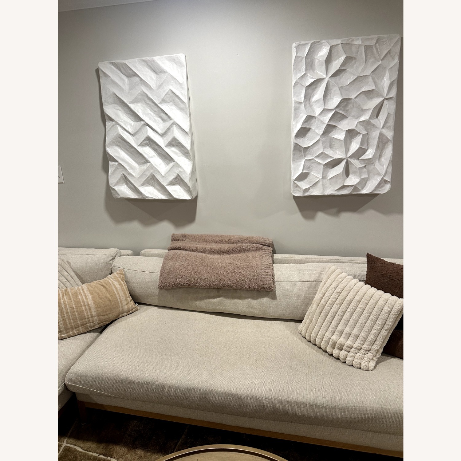 Interior Define Jasper Corner Sectional Sofa β Oat - image-2