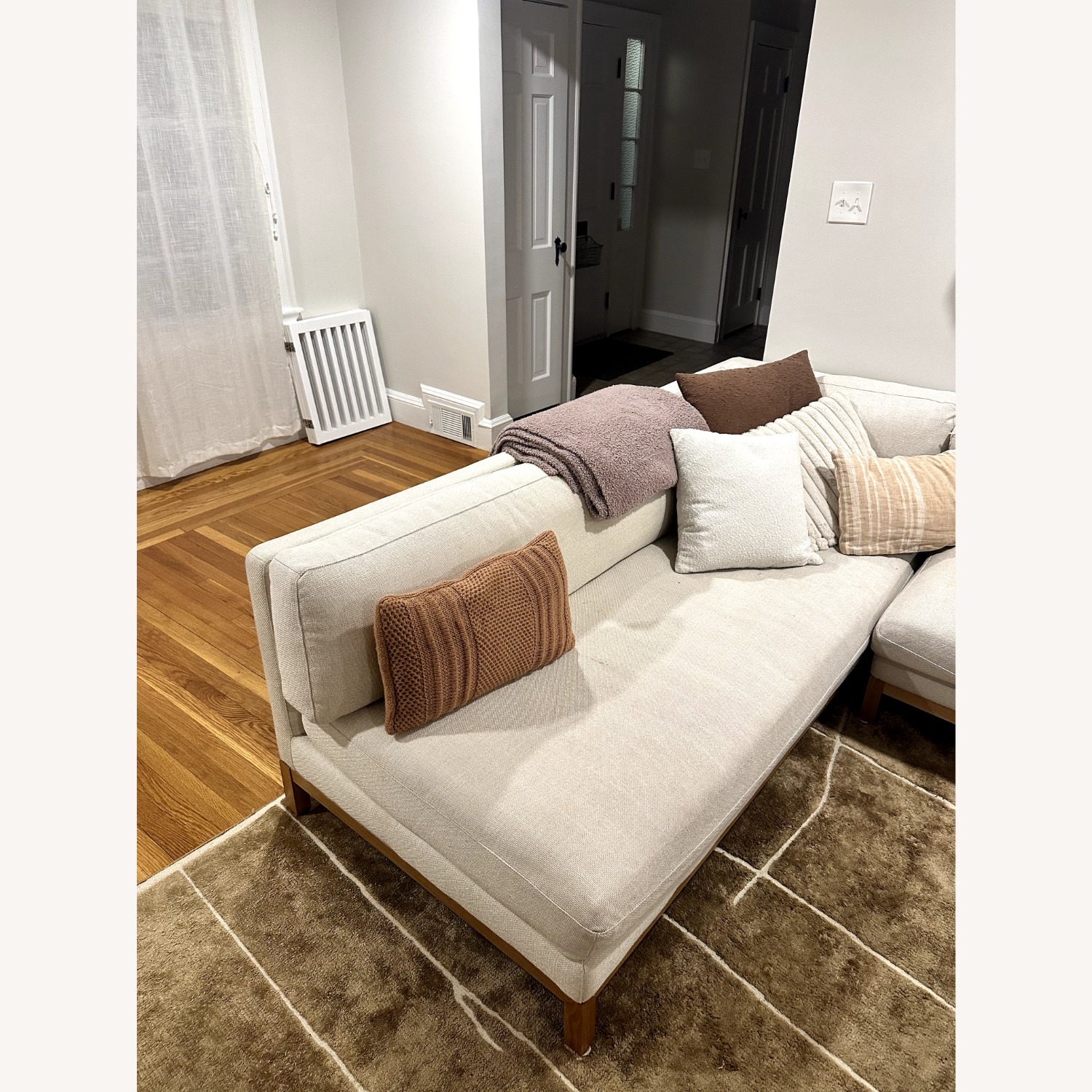 Interior Define Jasper Corner Sectional Sofa β Oat - image-3