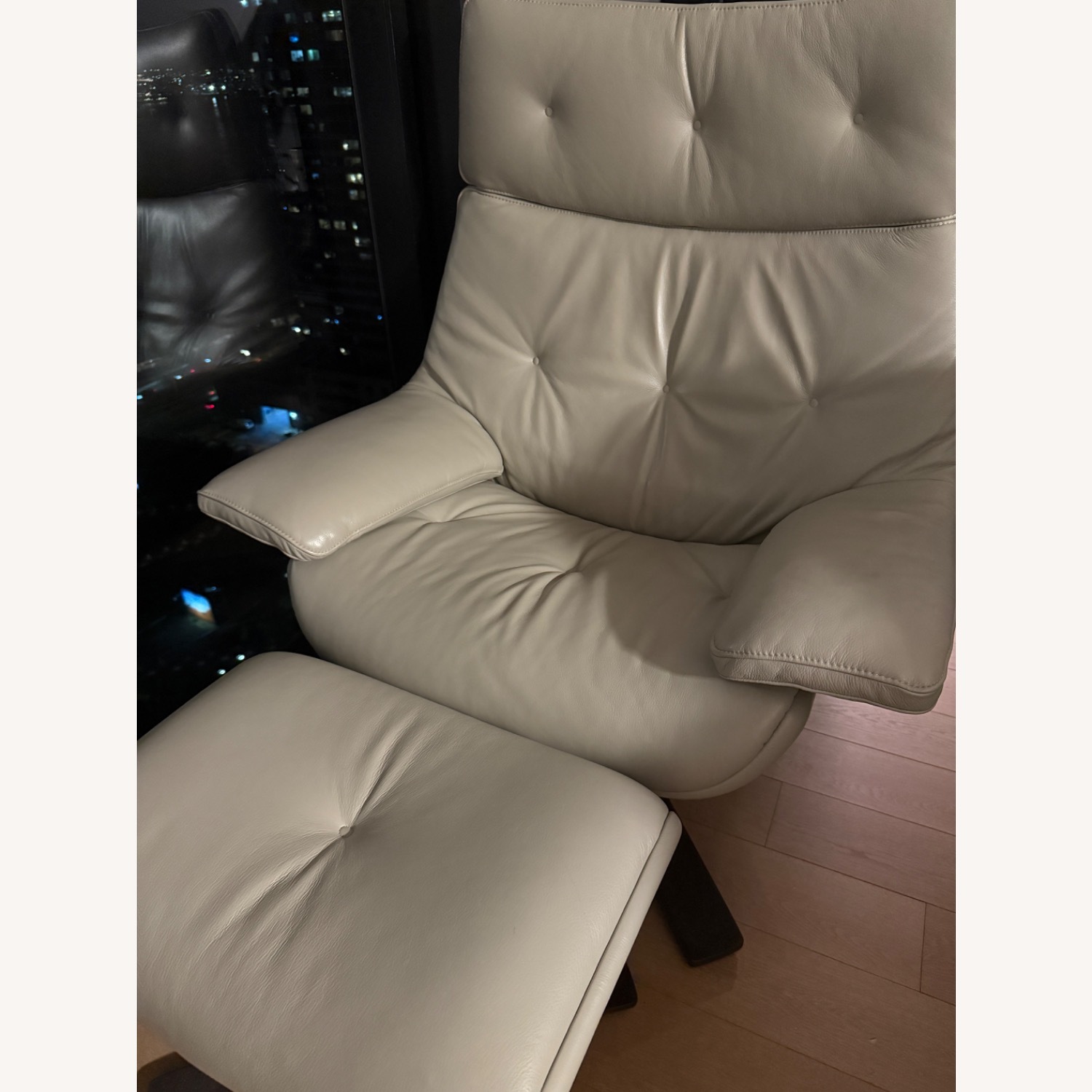 Natuzzi Reclining Chair 100% Leather - image-1