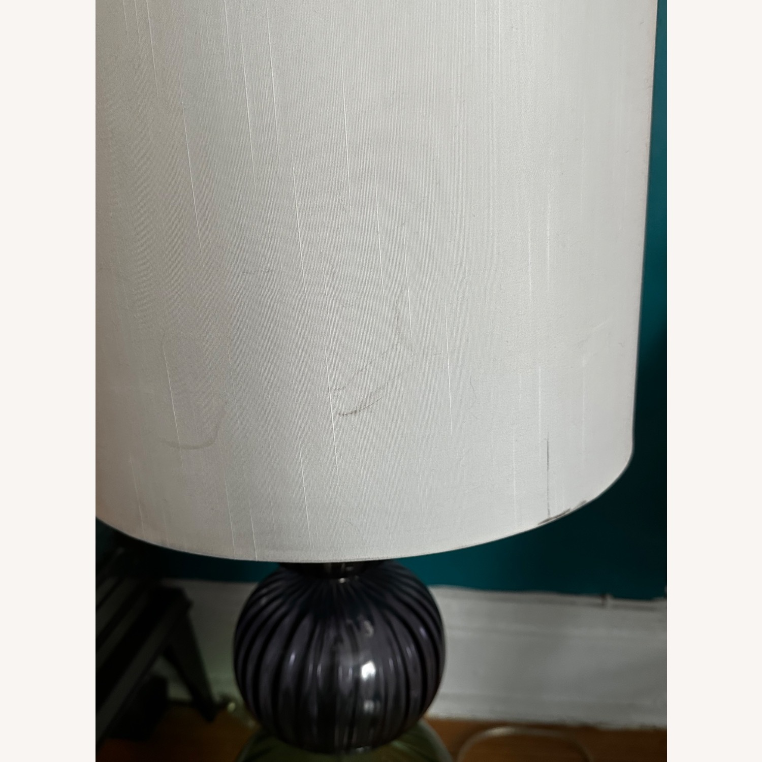 Anthropologie Tri-Color Glass Table Lamp - image-9