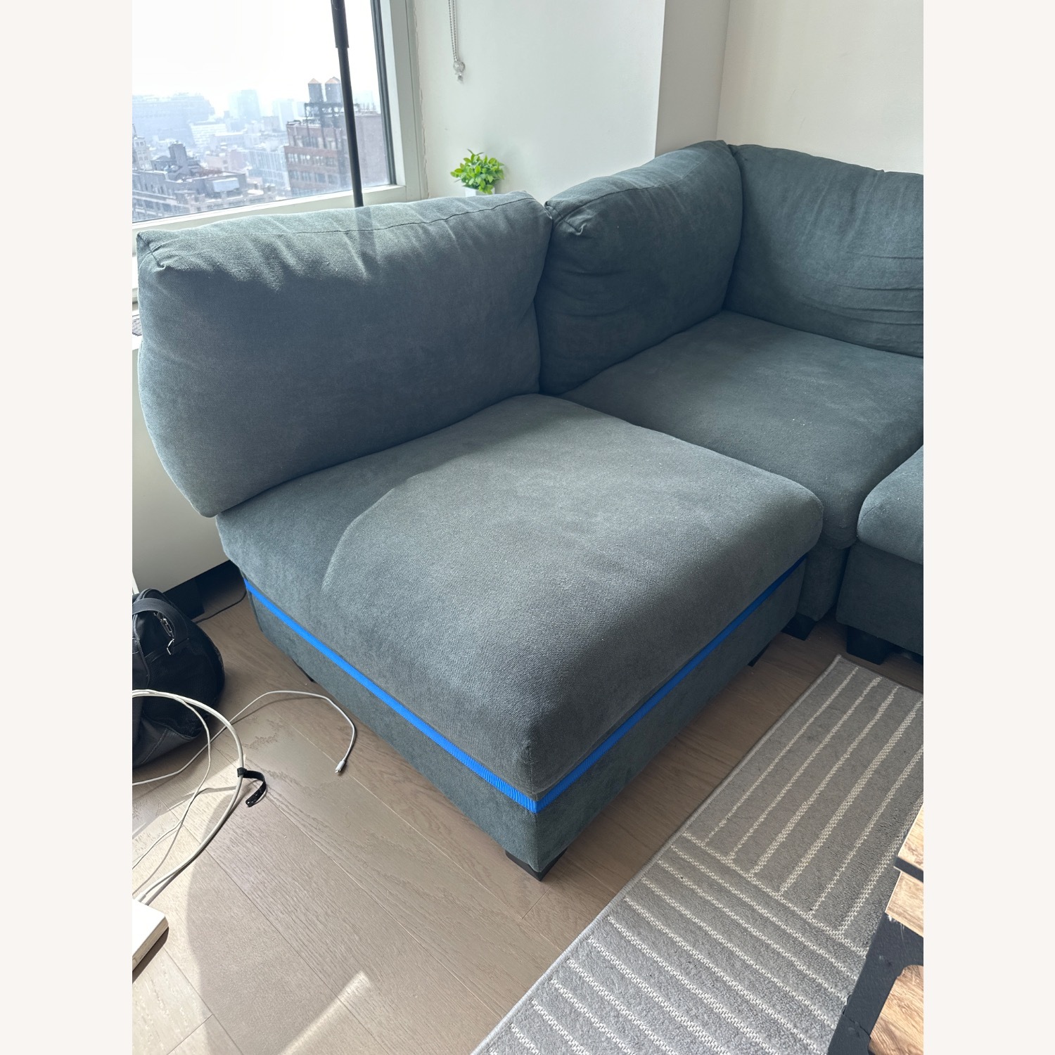 Wayfair Dark Blue 6 piece Sectional Sofa  - image-4