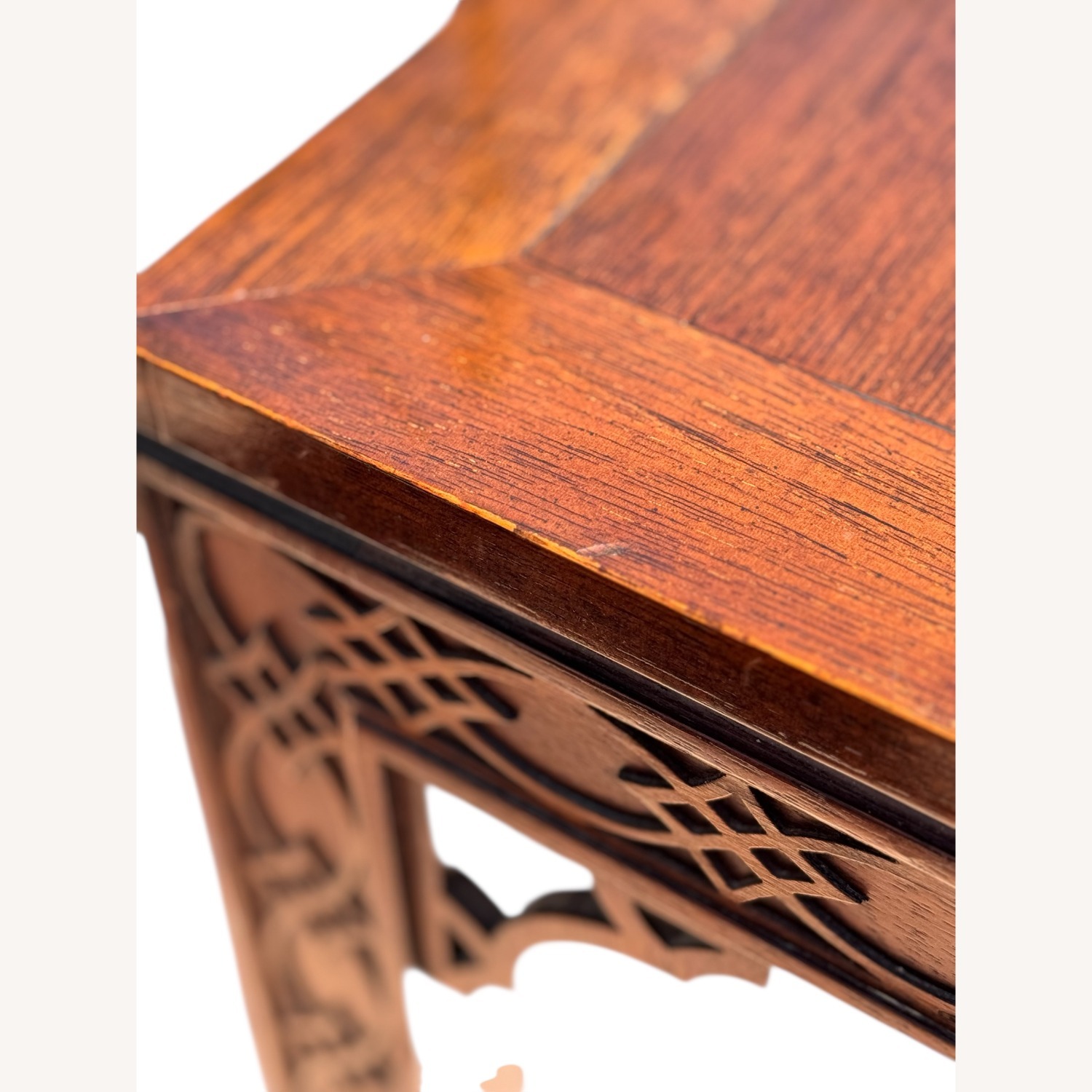 Mahogany Chinese Chippendale Hall Table by Kindel - image-10