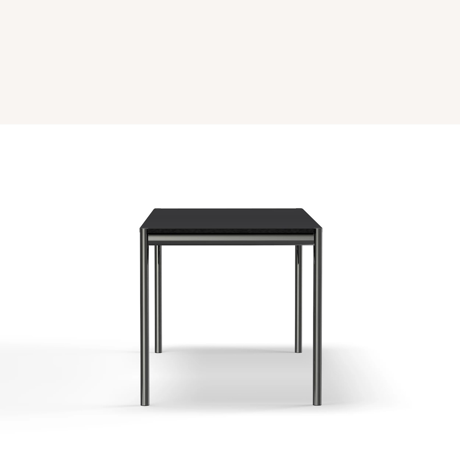 USM Haller Table Black Linoleum - image-2