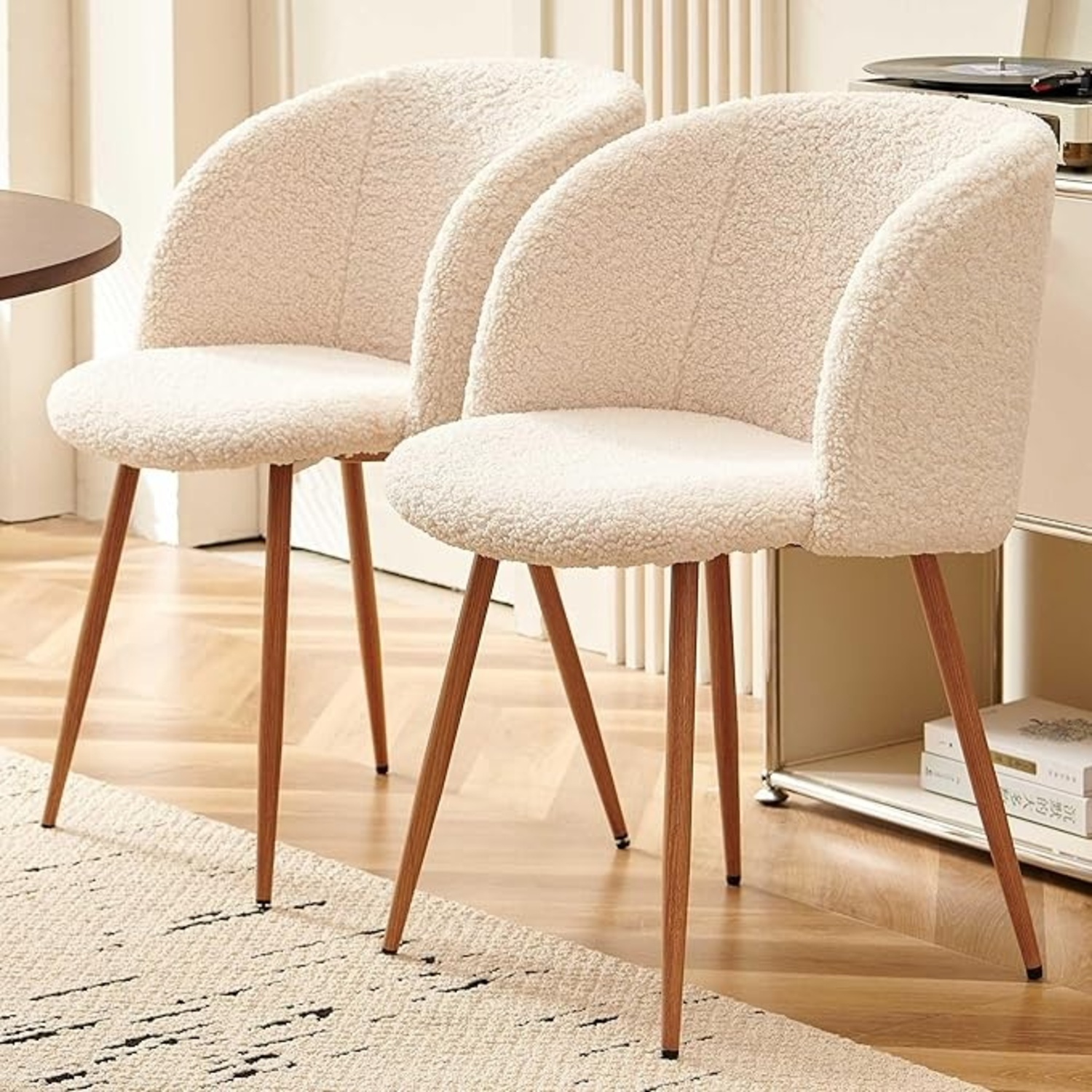 Modern Mid-century Dining Chairs Set of 2 - image-4