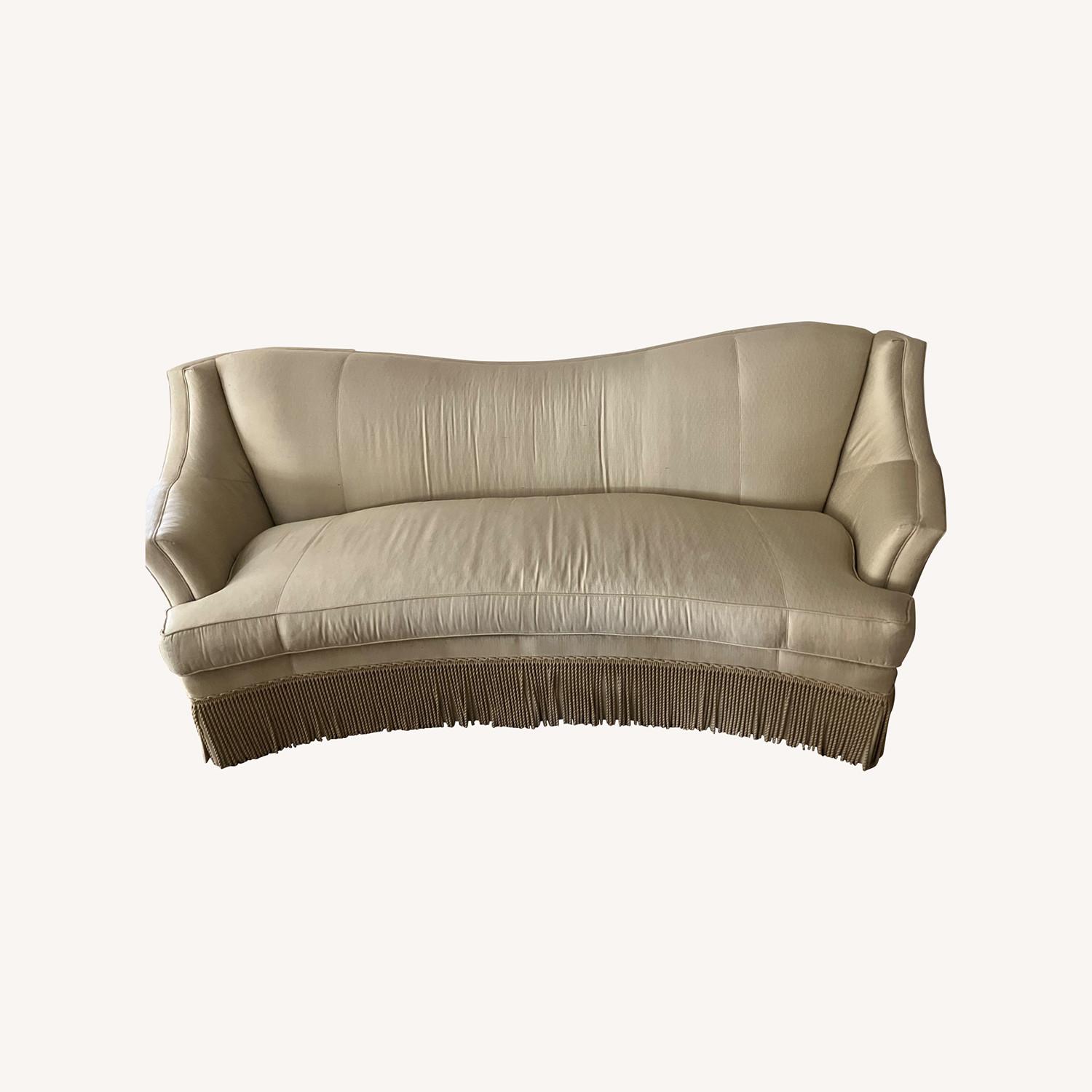Silk Pale Sage High End Loveseat - image-0