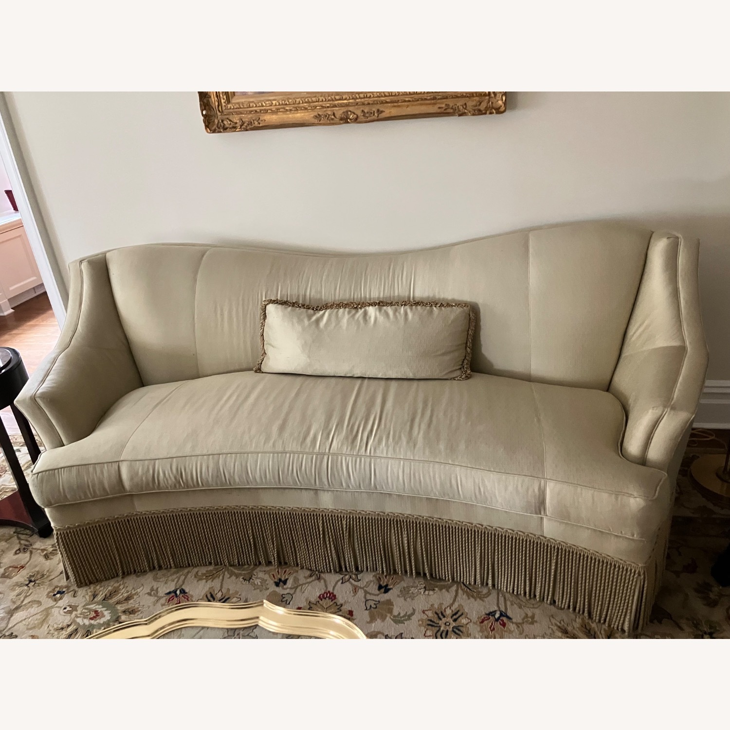 Silk Pale Sage High End Loveseat - image-1