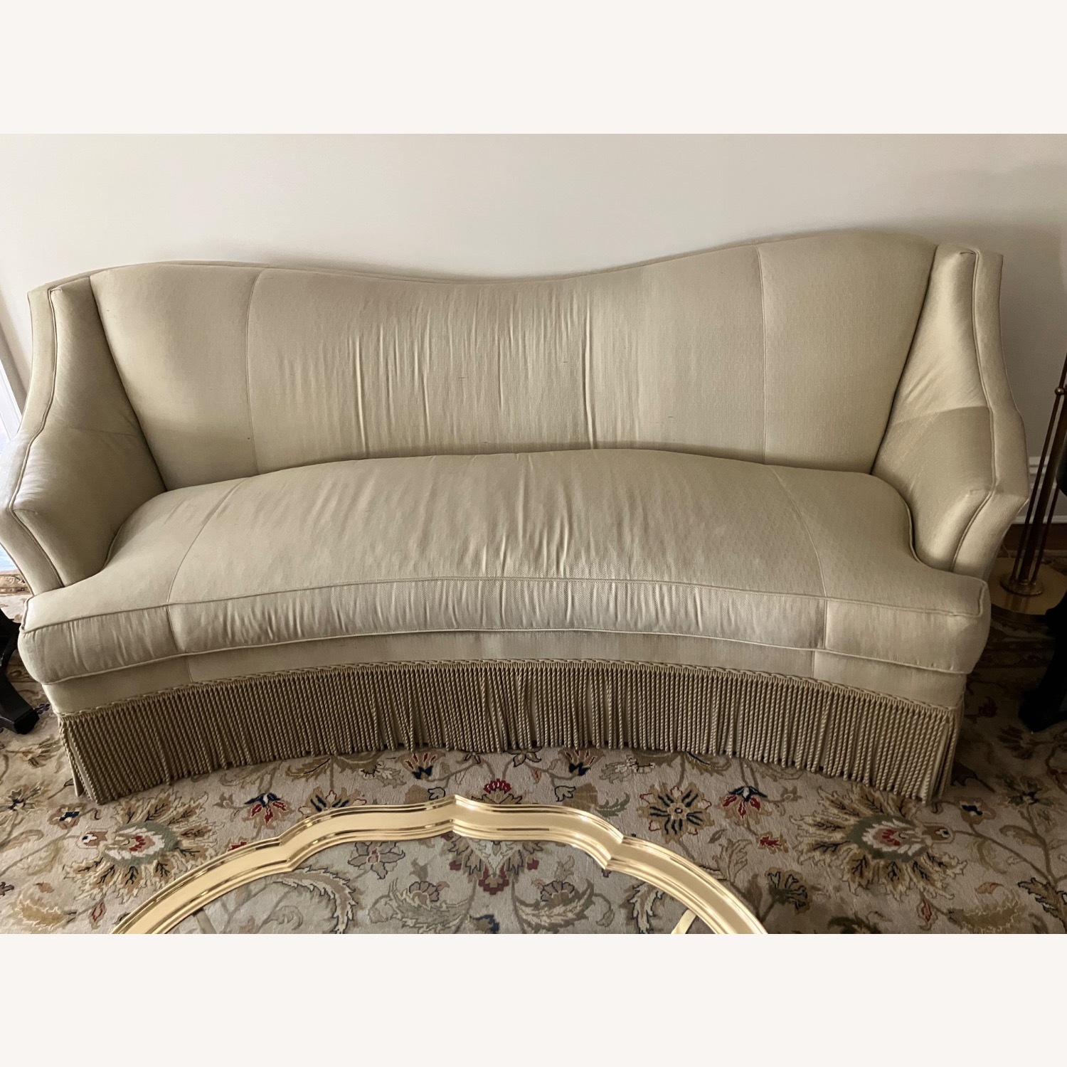 Silk Pale Sage High End Loveseat - image-5