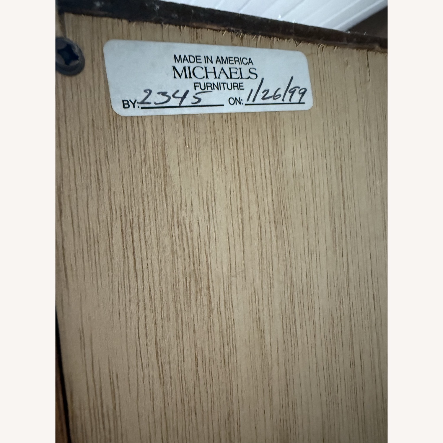 Vintage Micheal's Furniture Armoire - image-7