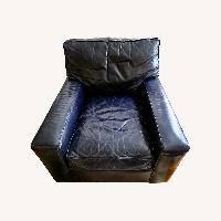 Mitchell Gold + Bob Williams Leather Club Chairs