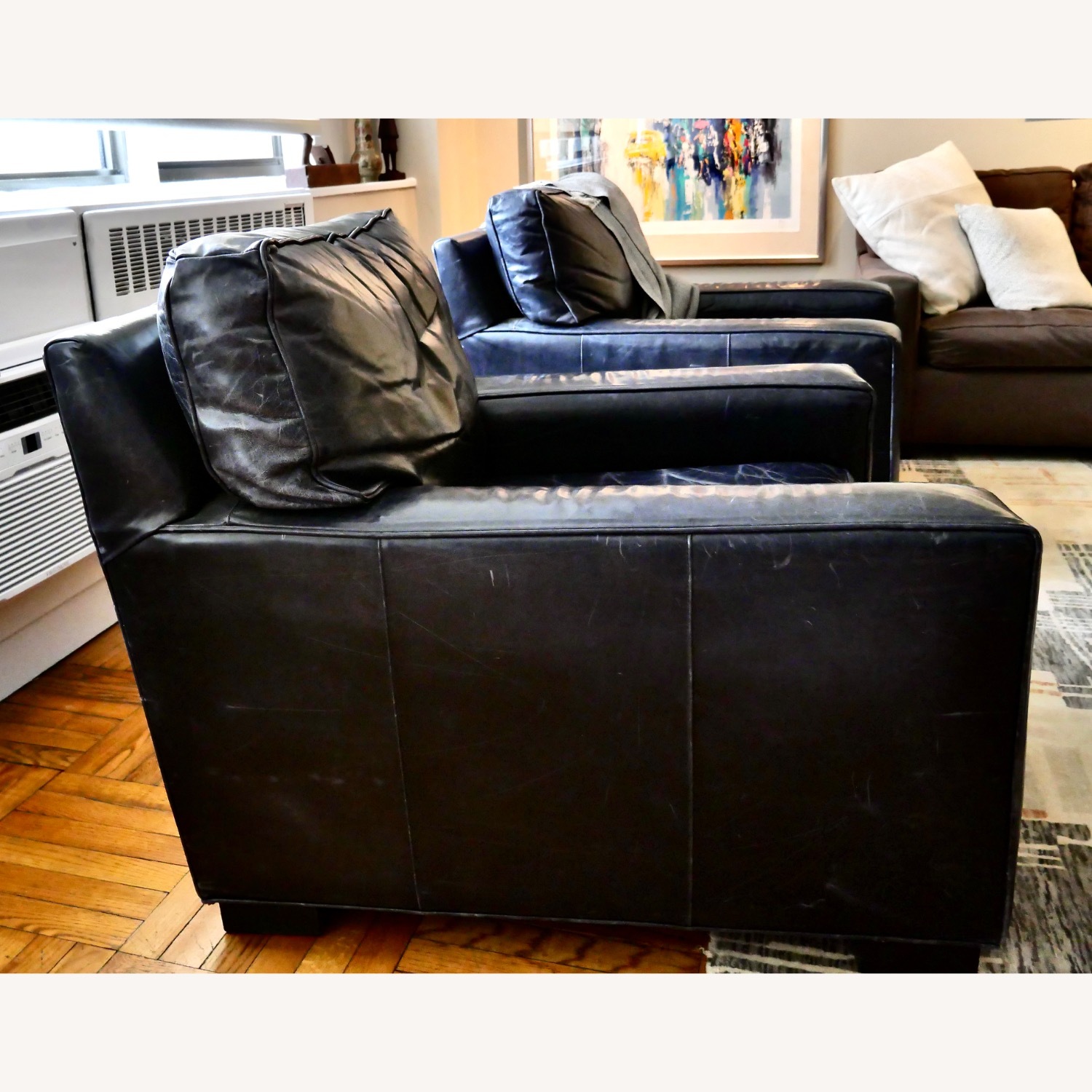 Mitchell Gold + Bob Williams Leather Club Chairs - image-2