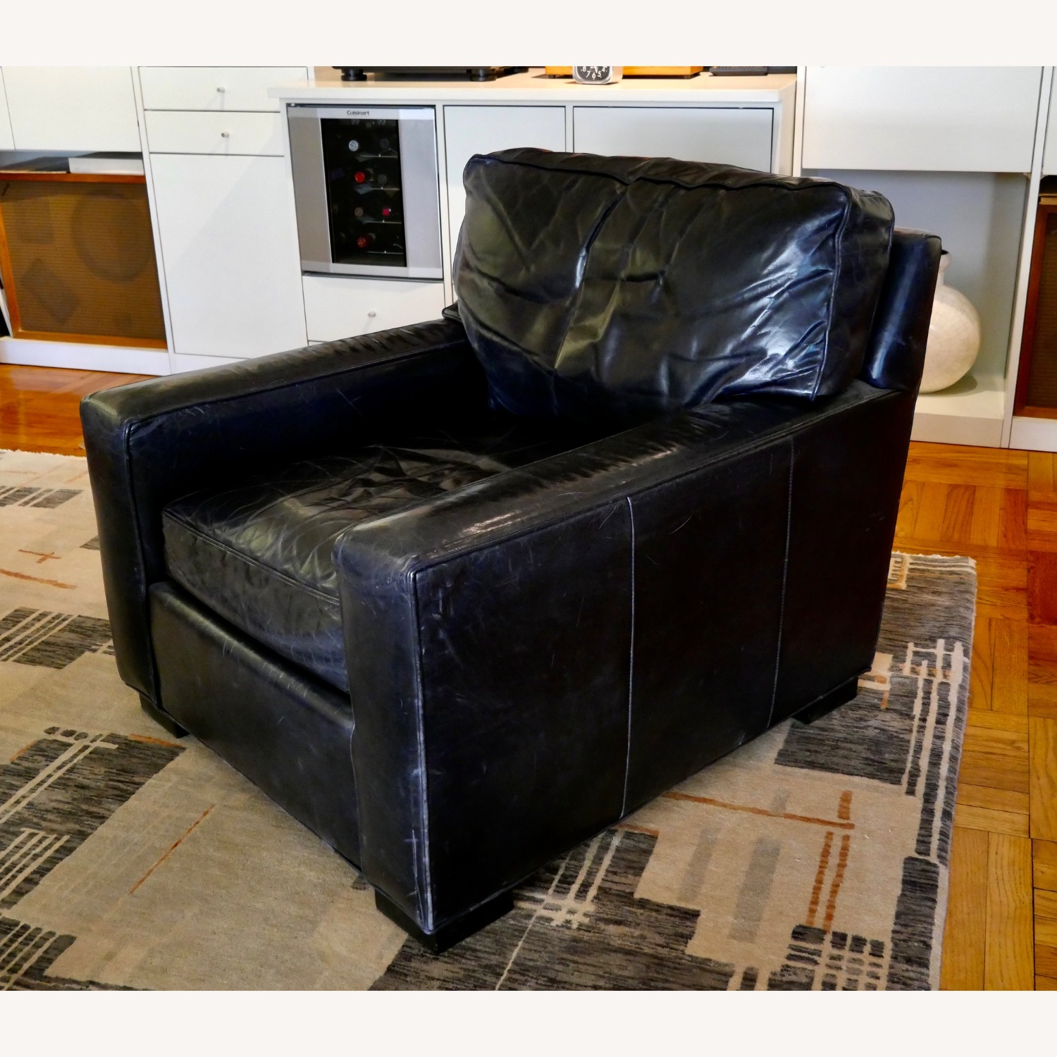 Mitchell Gold + Bob Williams Leather Club Chairs - image-1