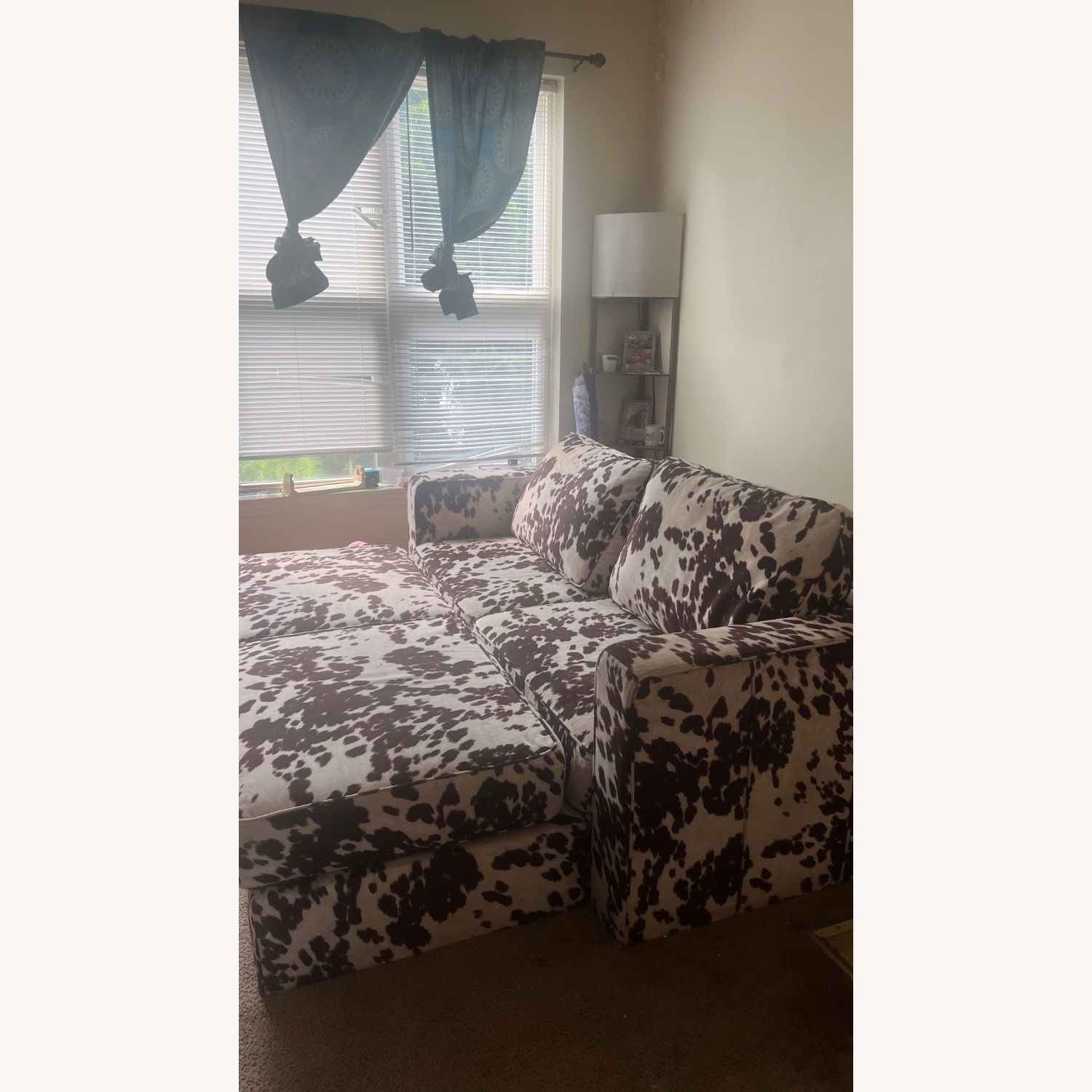 LoveSac Milky Cow Print Sectional - image-1