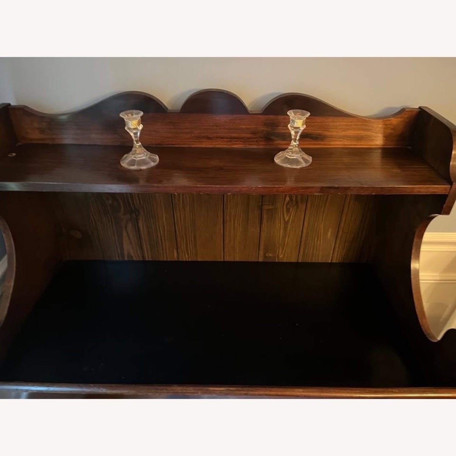 Vintage Solid Wood Dry Sink, Farmhouse Cabinet - image-4