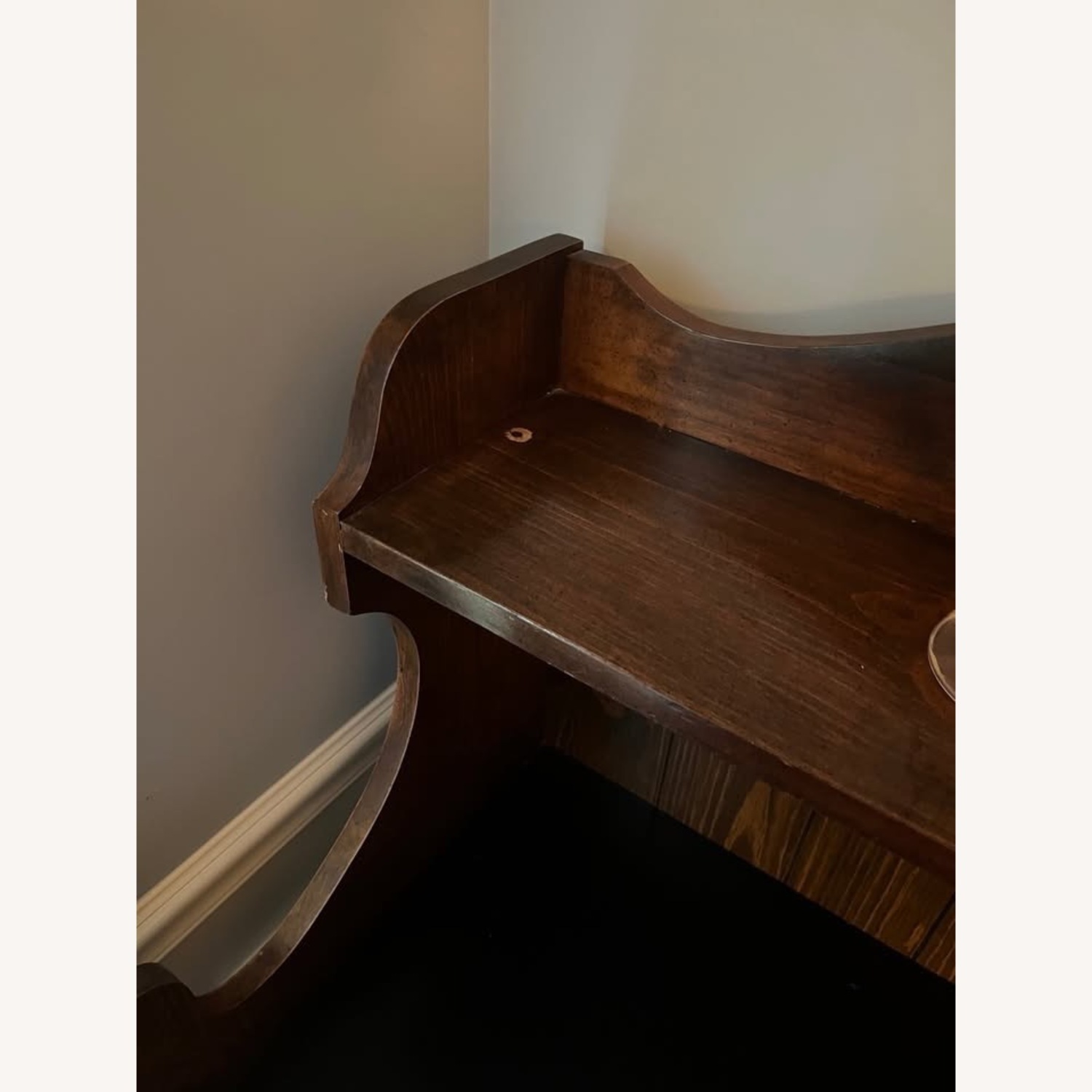 Vintage Solid Wood Dry Sink, Farmhouse Cabinet - image-2