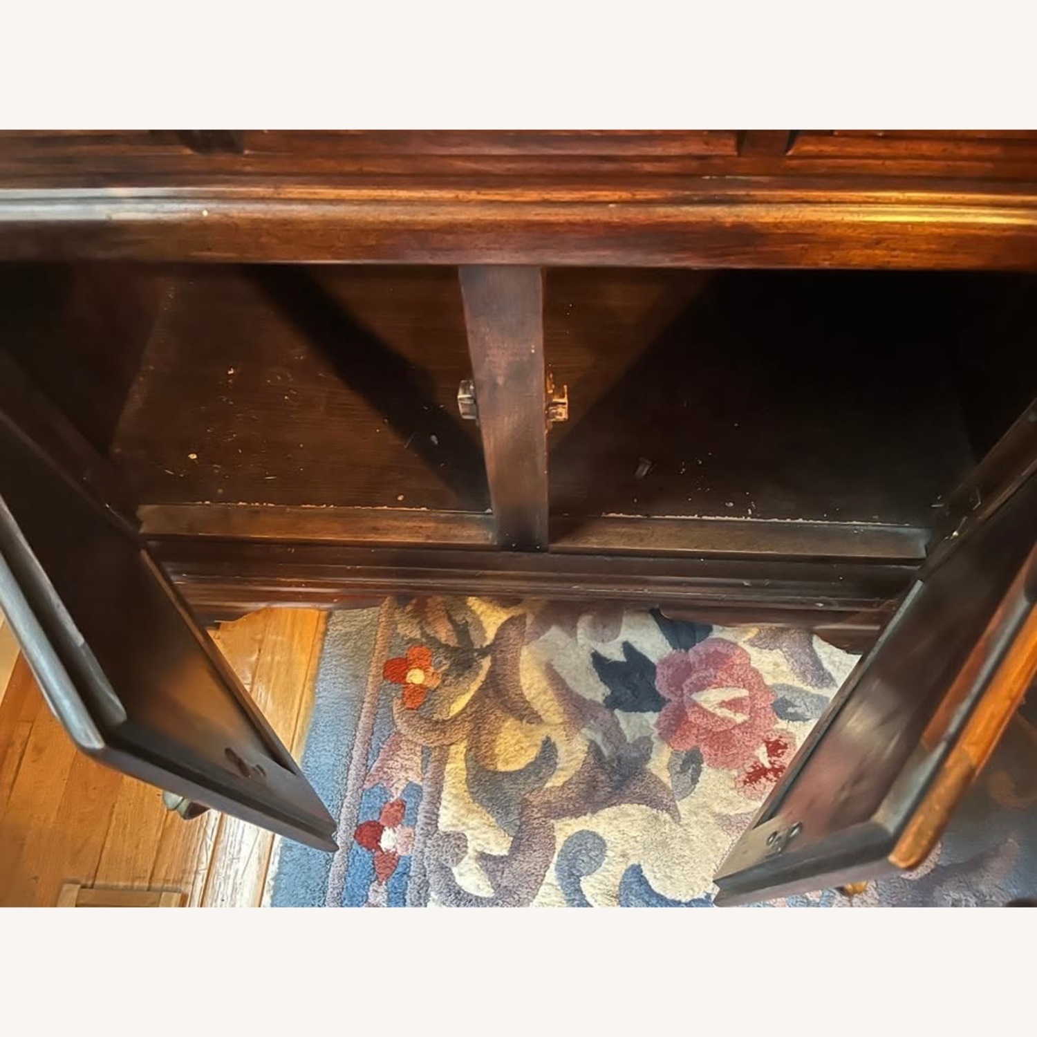 Vintage Solid Wood Dry Sink, Farmhouse Cabinet - image-1