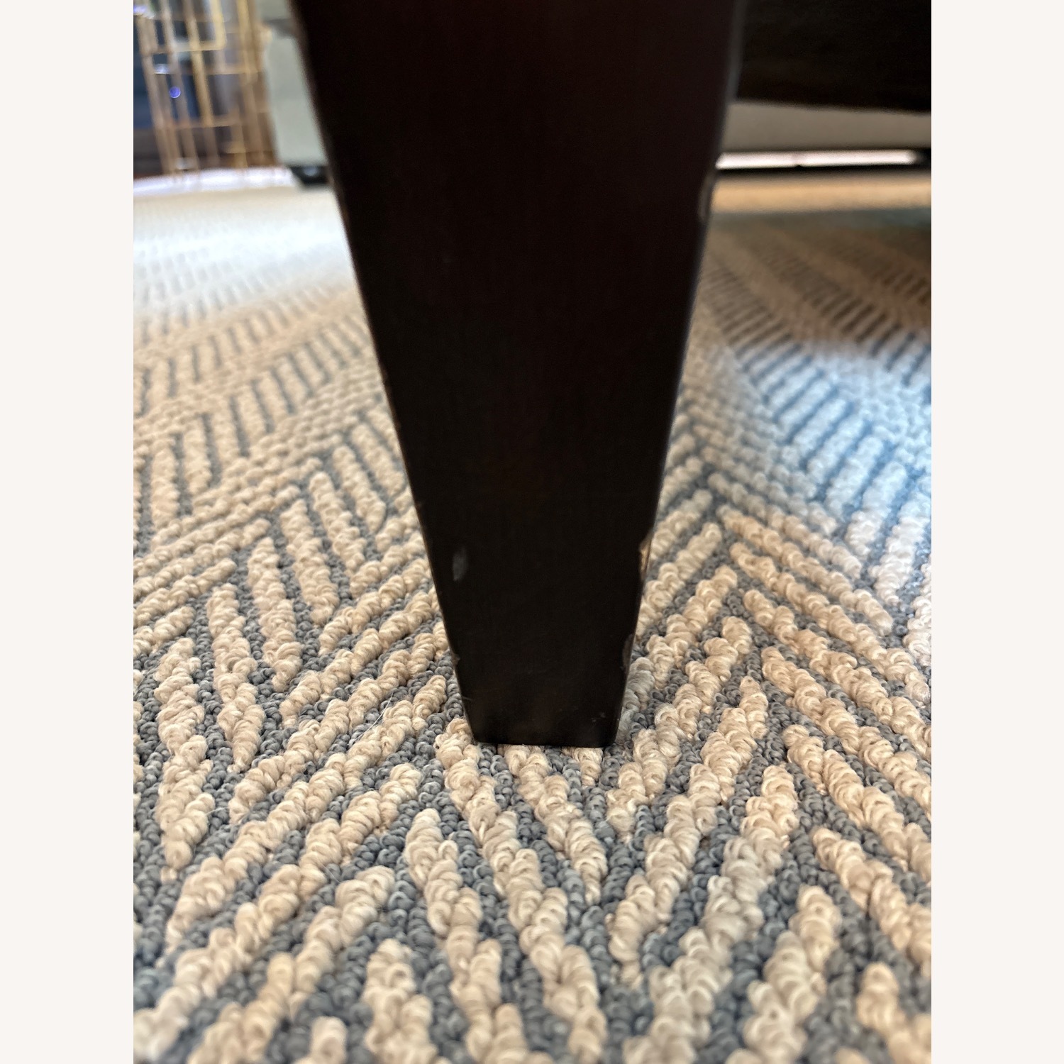 Kravet Radcliffe Ottoman Greige Faux Leather - image-5