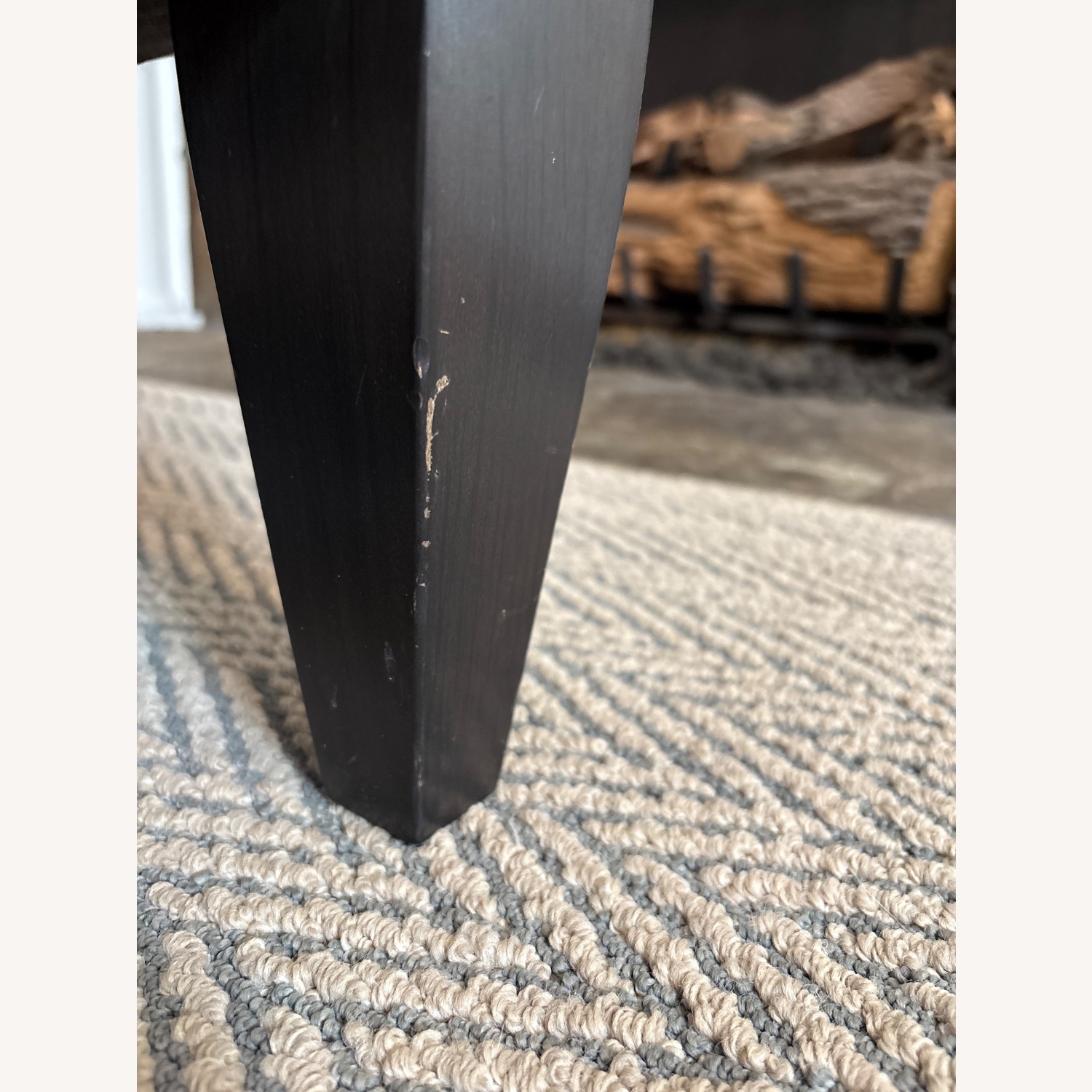 Kravet Radcliffe Ottoman Greige Faux Leather - image-6