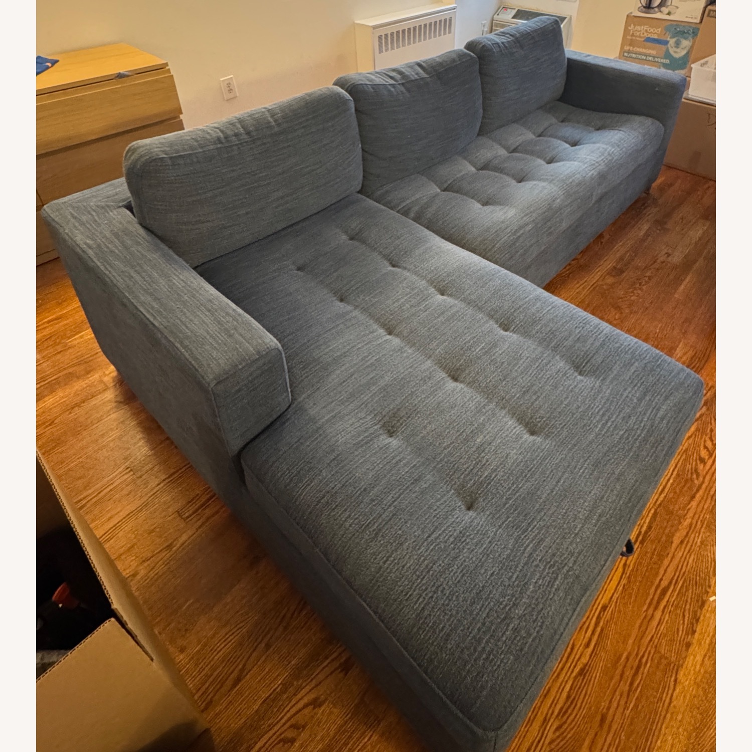 Article Soma Sleeper Left Chaise - Midnight Blue - image-5