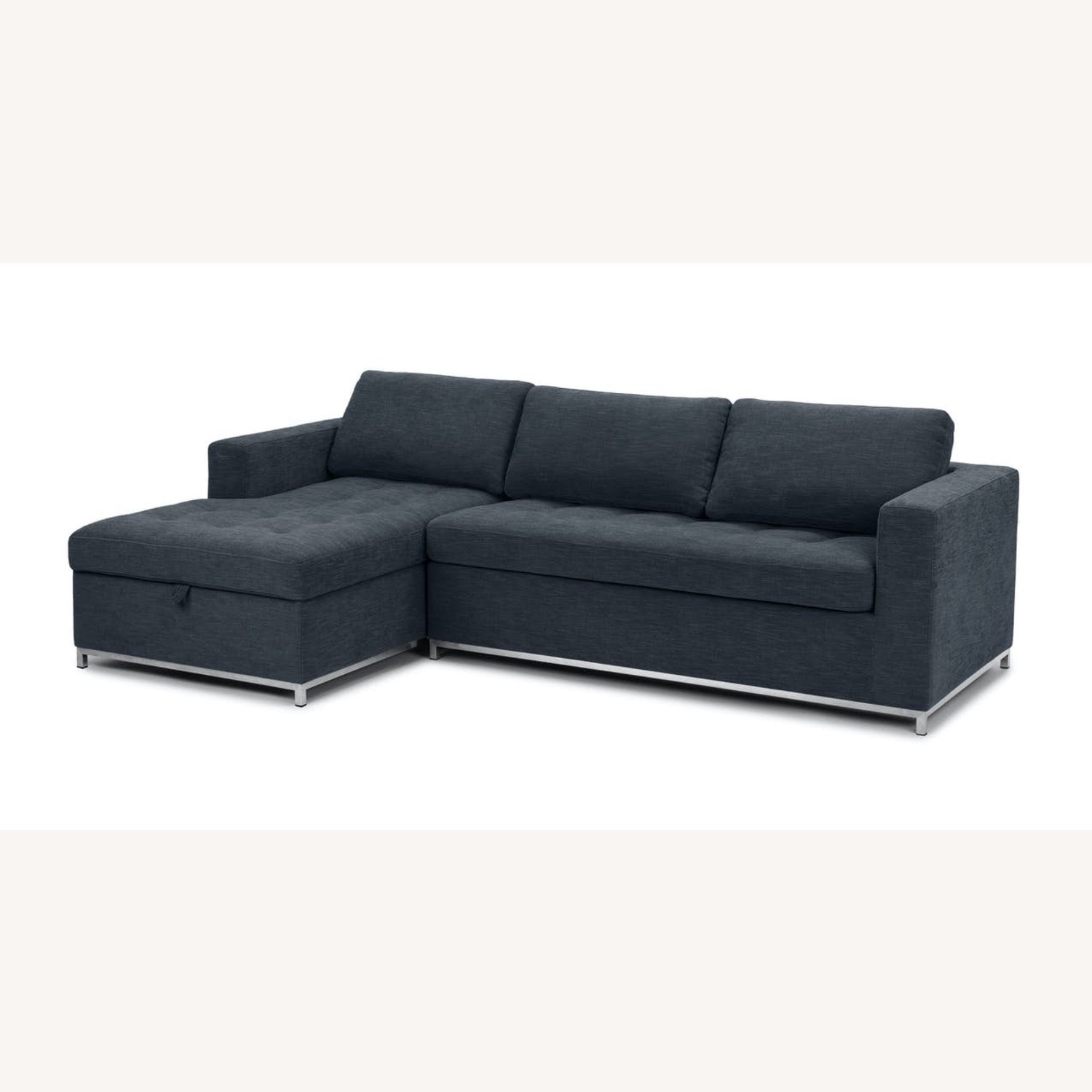 Article Soma Sleeper Left Chaise - Midnight Blue - image-2