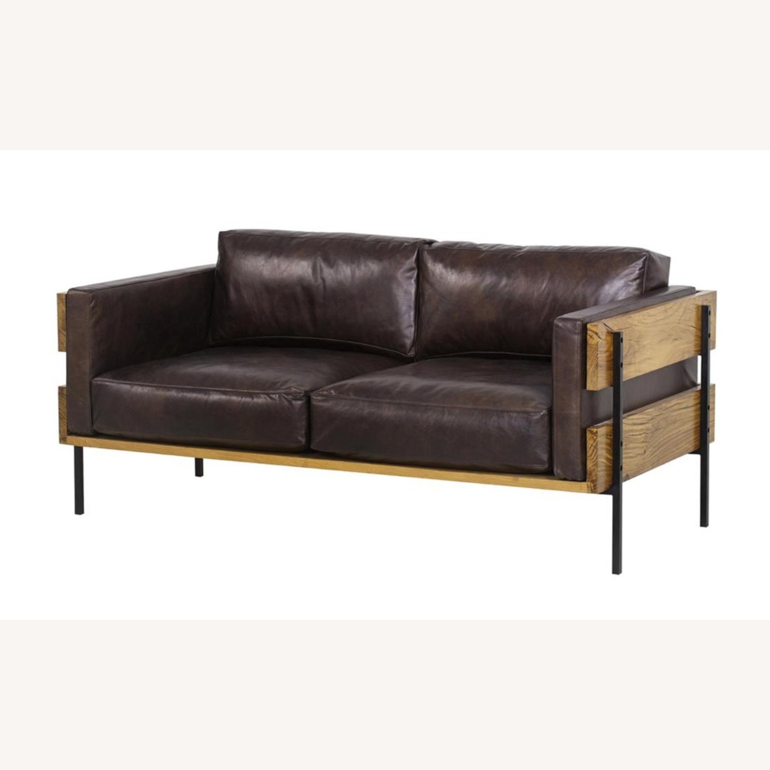 Thomas Bina Carson Leather Loveseat - image-2