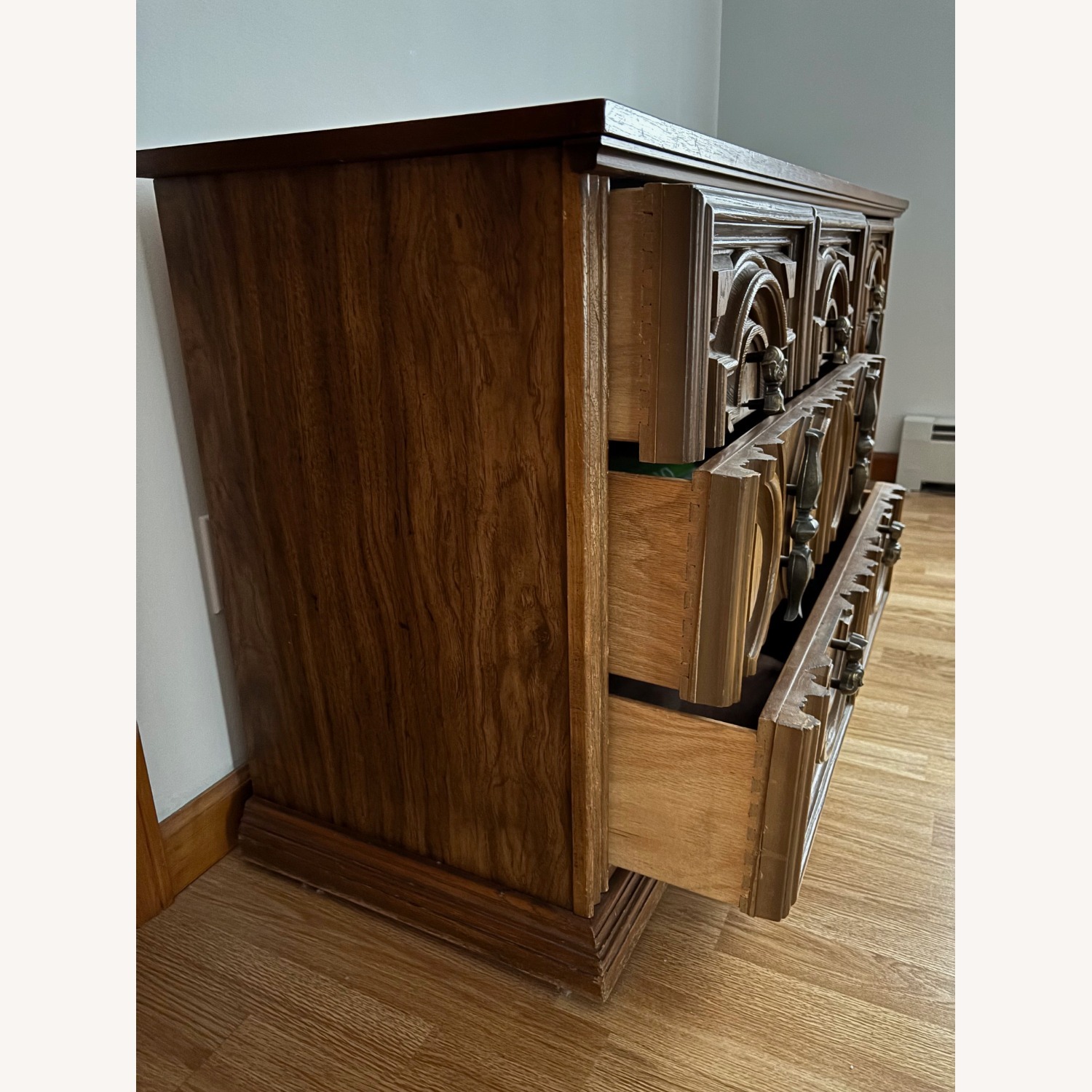 Vintage Bassett Spanish Revival Dresser 6 Drawers - image-3