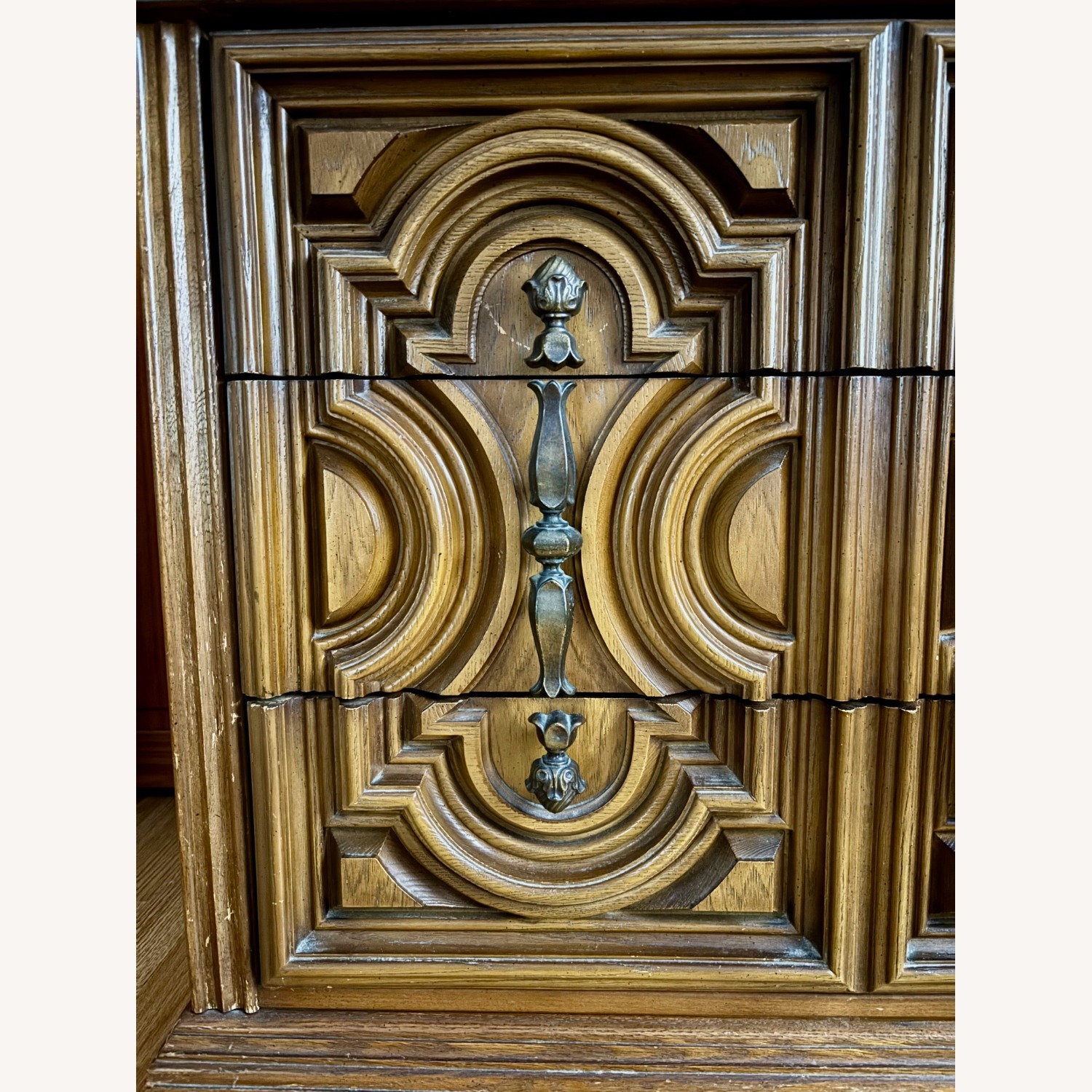 Vintage Bassett Spanish Revival Dresser 6 Drawers - image-6