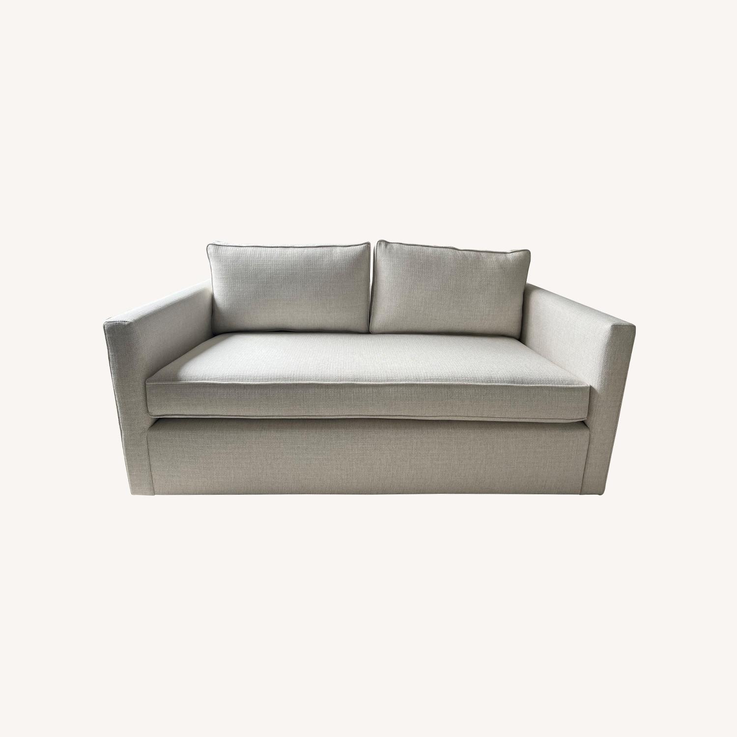 West Elm White Harris Sofa - image-0