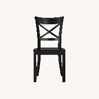 Crate & Barrel Dining Chairs with Seat Cushions