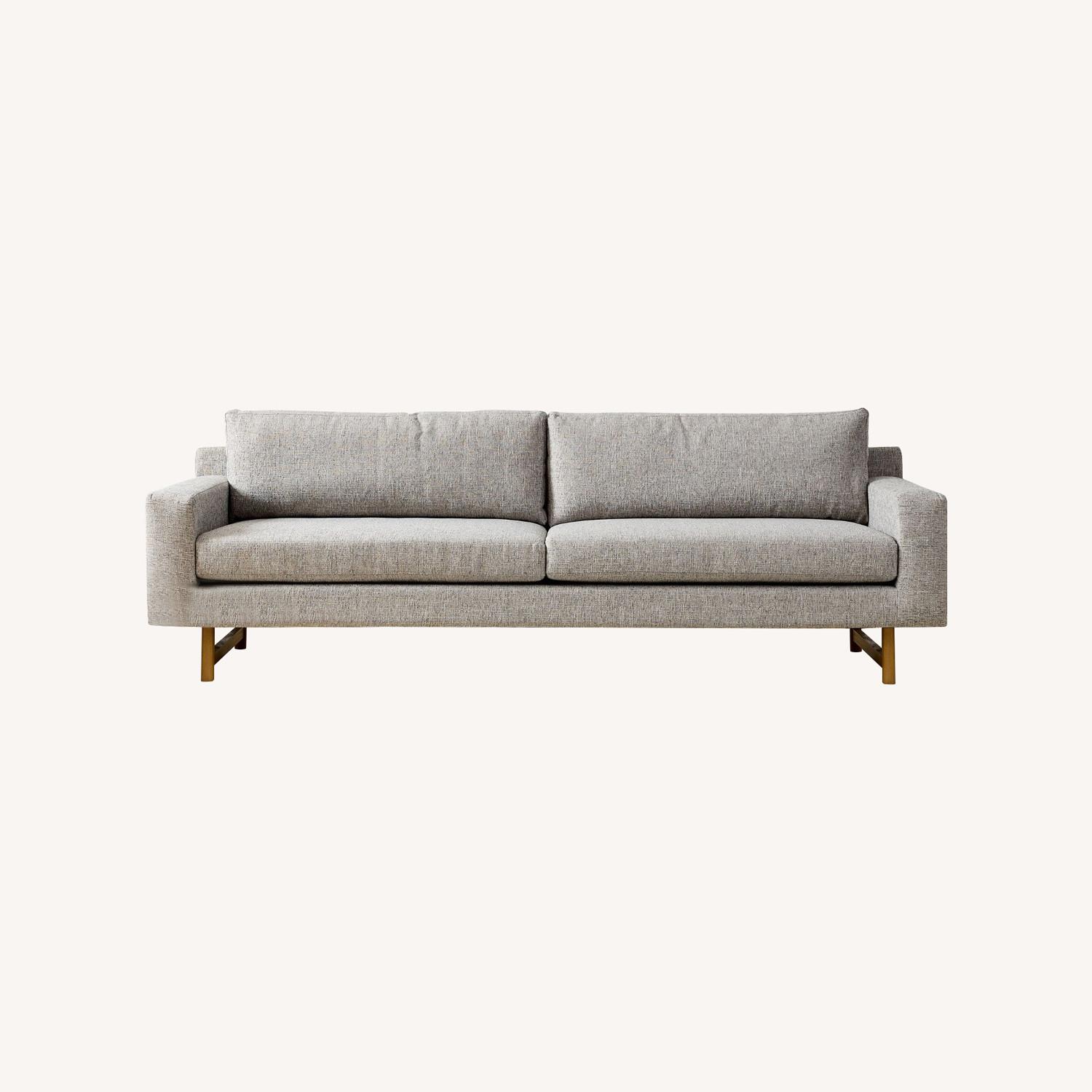 West Elm Gray Eddy 82” Sofa - image-0