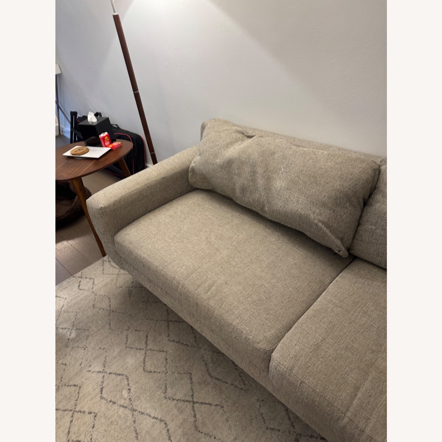 West Elm Gray Eddy 82” Sofa - image-6