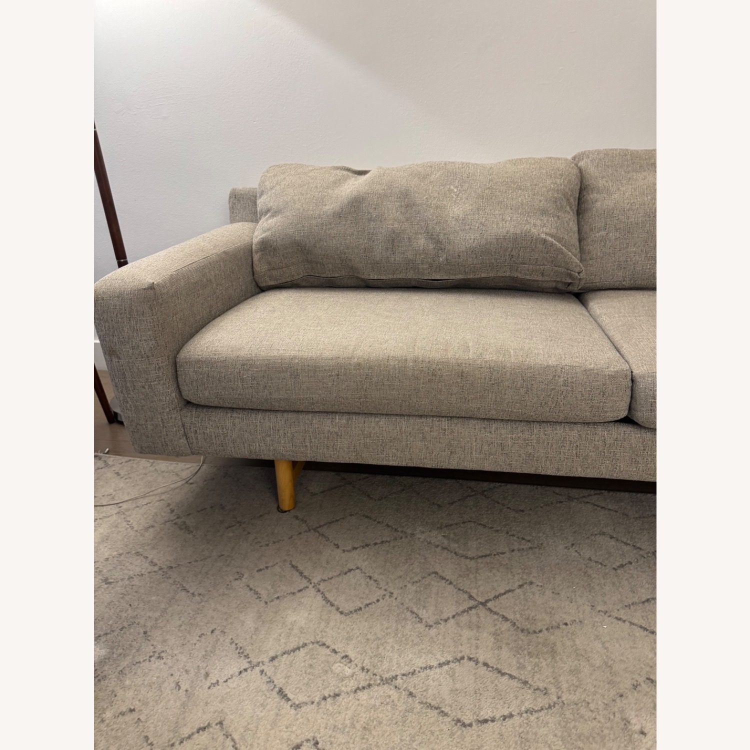 West Elm Gray Eddy 82” Sofa - image-3