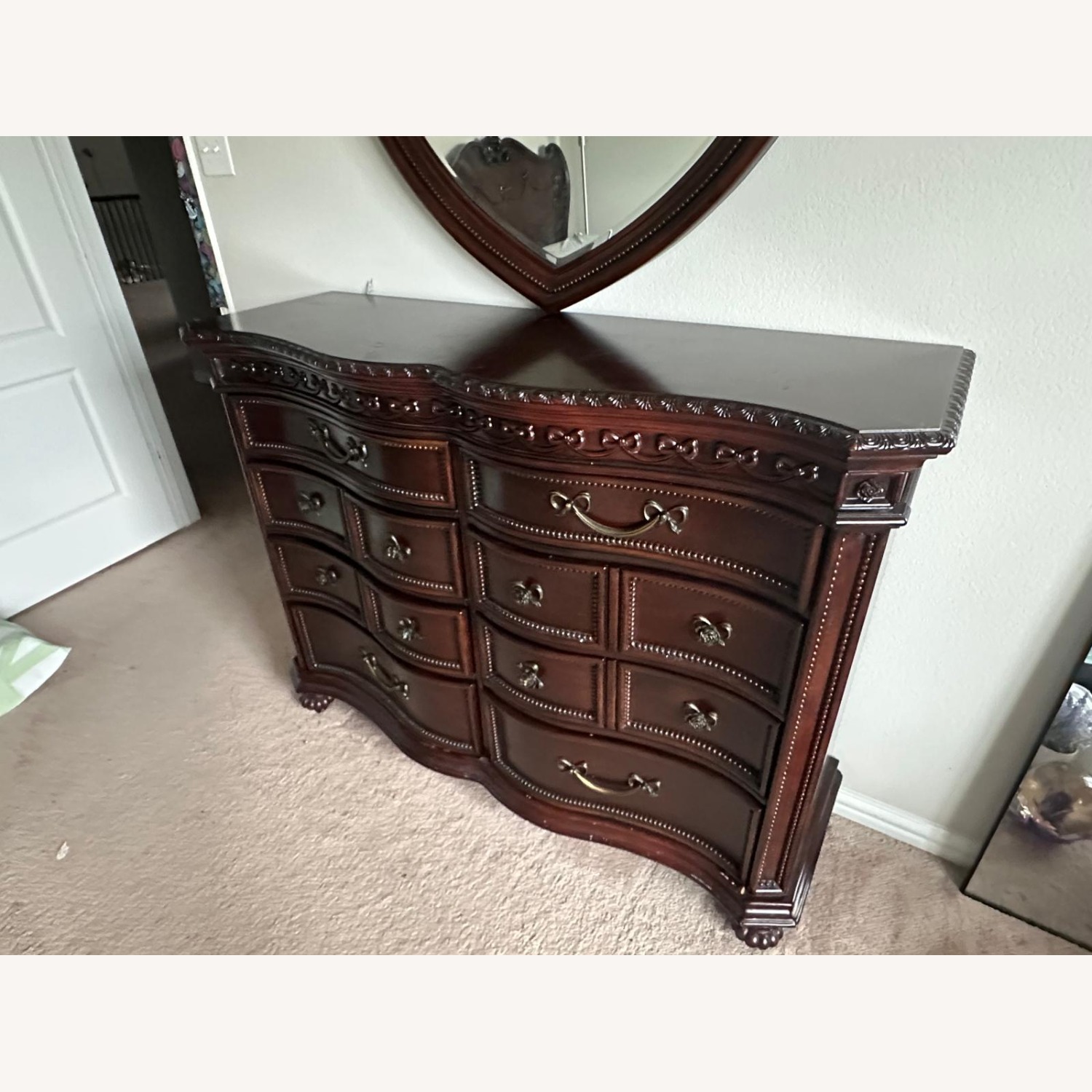 disney princess collection dresser Disney Princess Fairytale White 6 Drawer Dresser with Oval Mirror