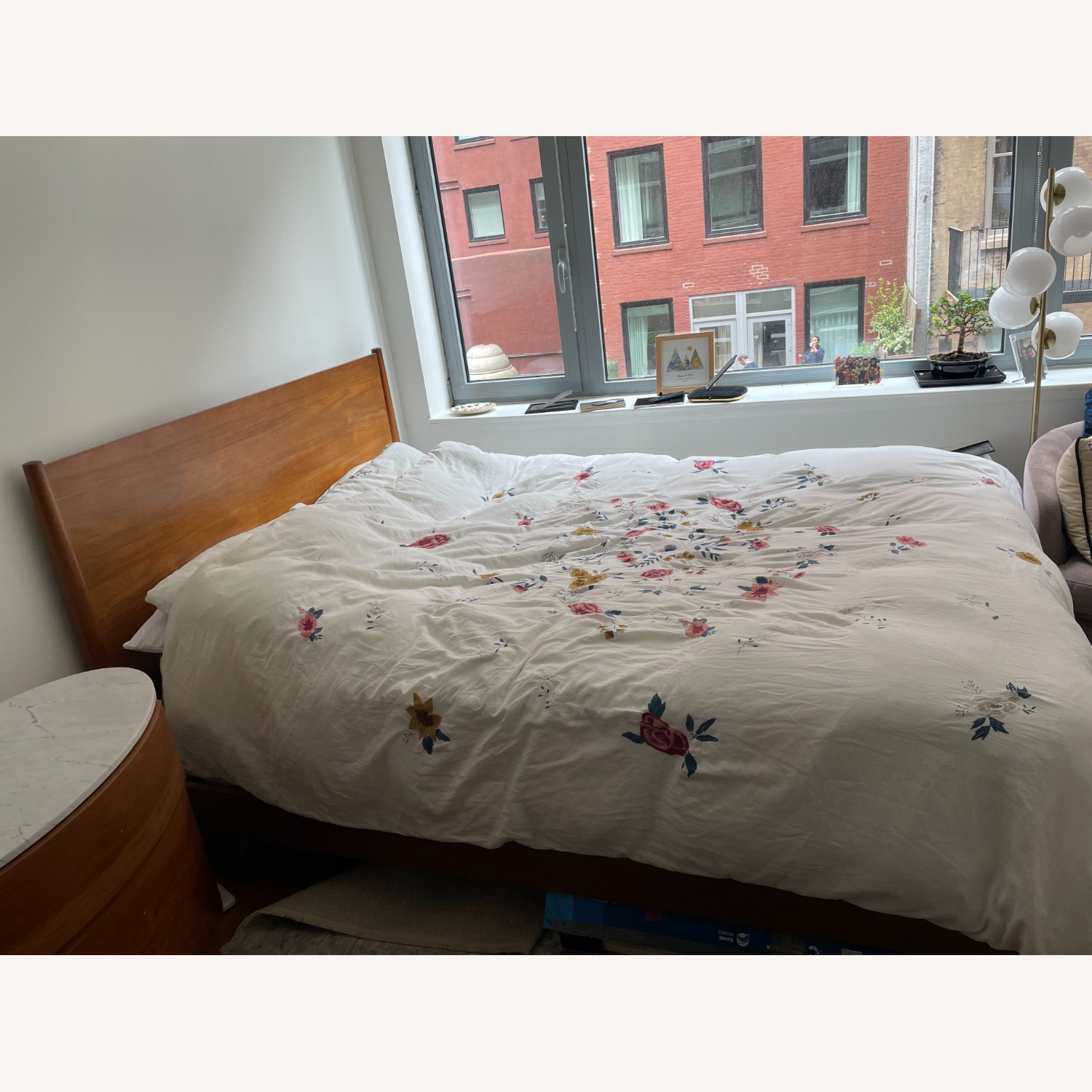 West Elm Mid Century Queen Bed - image-1