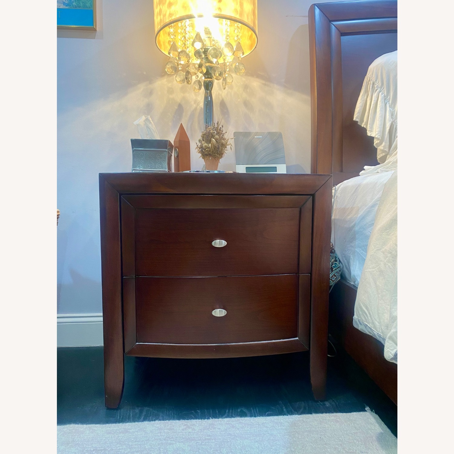Macy’s Mahogany Nightstand - image-2