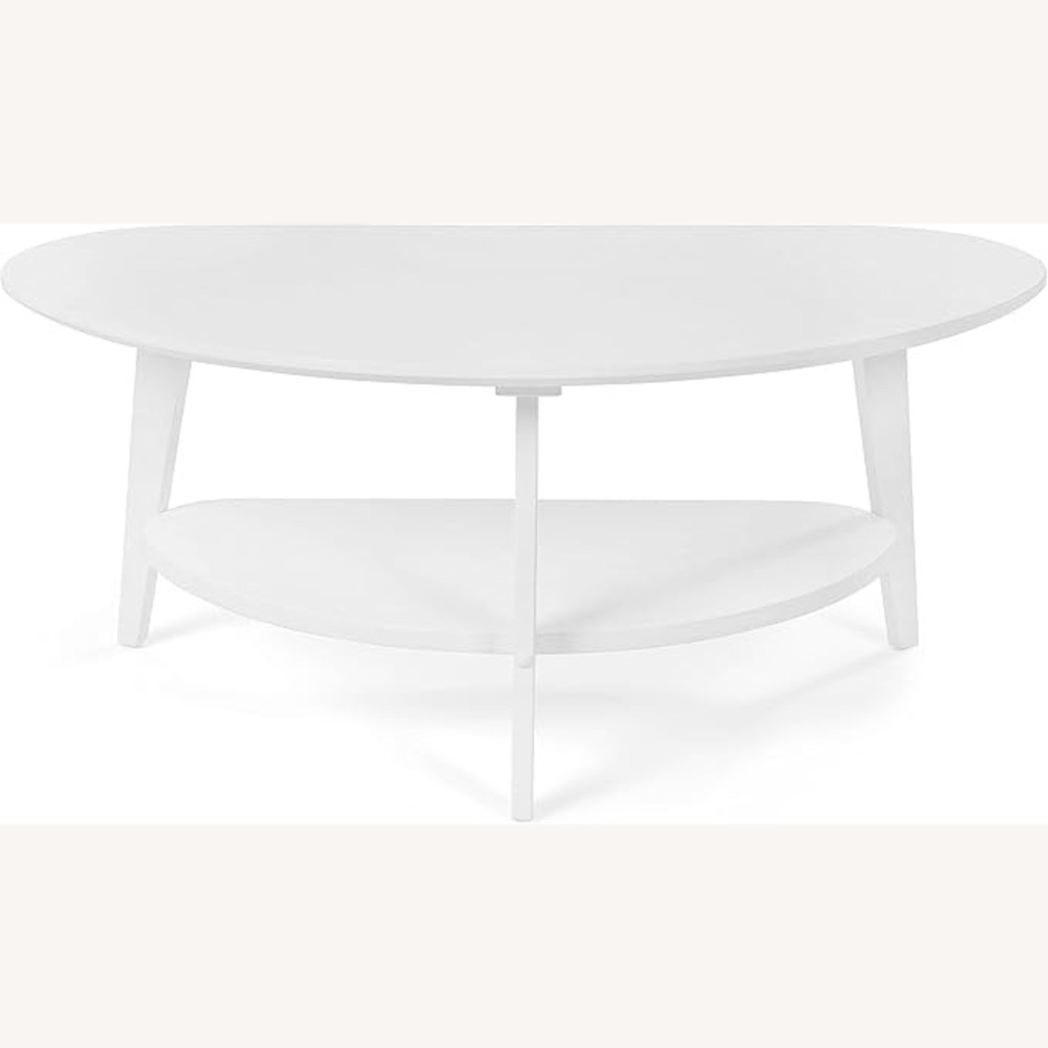 Mid Century ModernWhite Coffee Table - image-1
