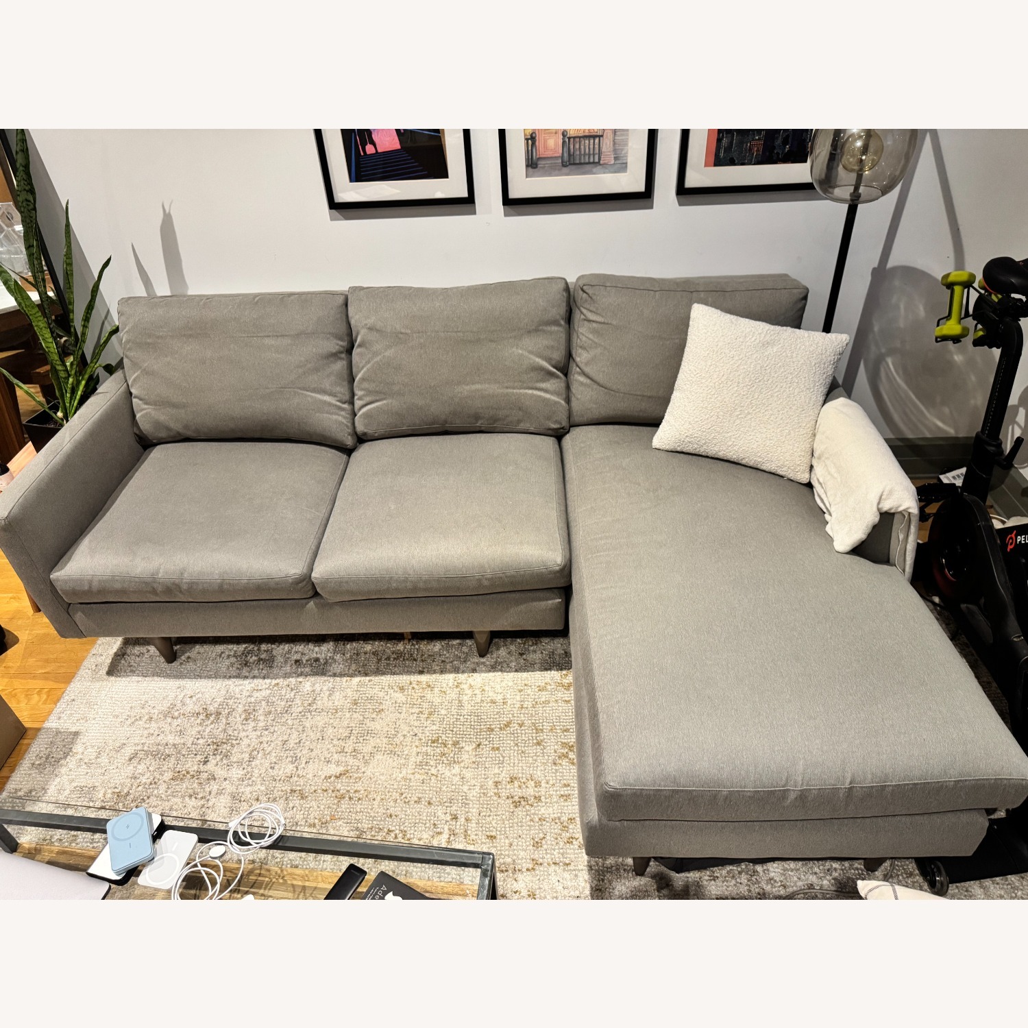 Room & Board Jasper Grey Sectional - image-1